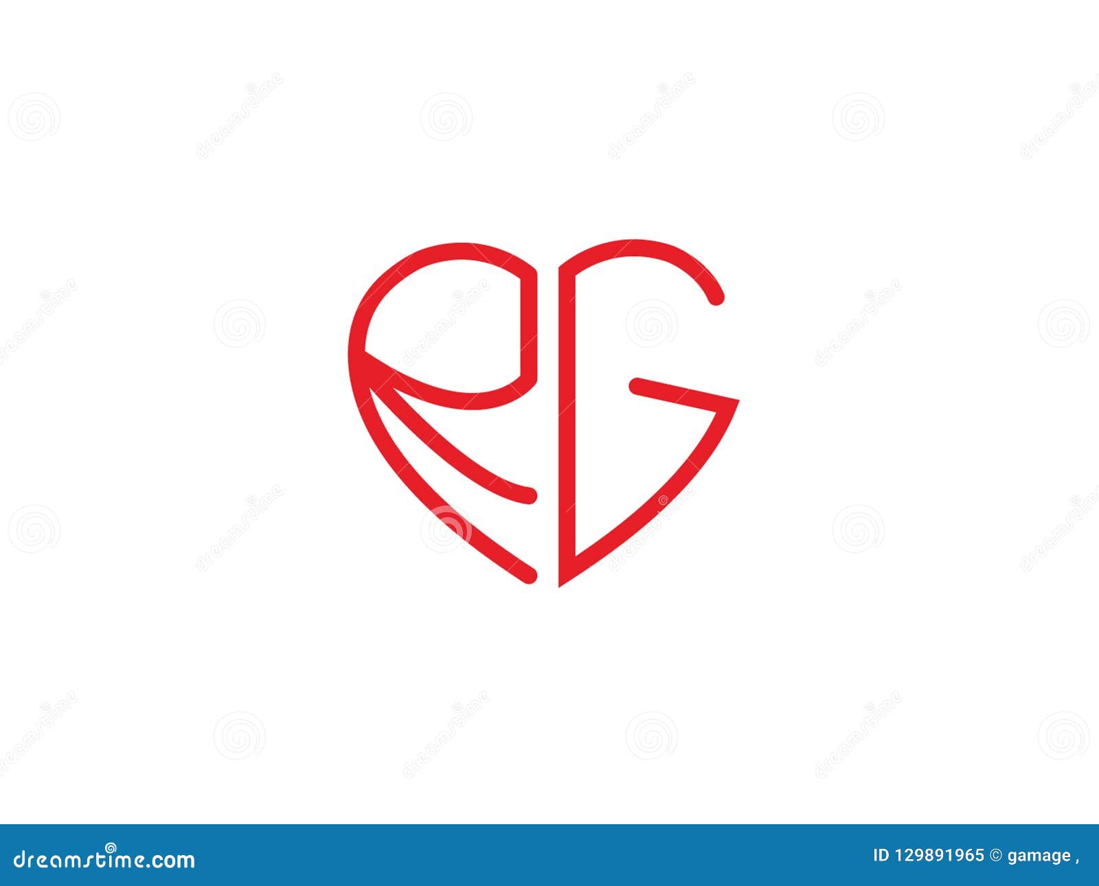 RG Initial Heart Shape Red Colored Love Logo Stock Vector - Illustration of crinitial, invitation: 129891965 RG Initial Heart Shape Red Colored Love Logo Stock Vector - Illustration of crinitial, invitation: 129891965