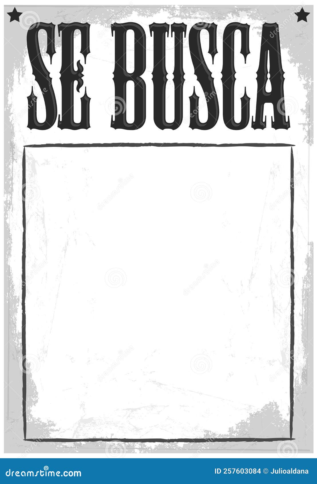 se busca, wanted poster spanish text template.