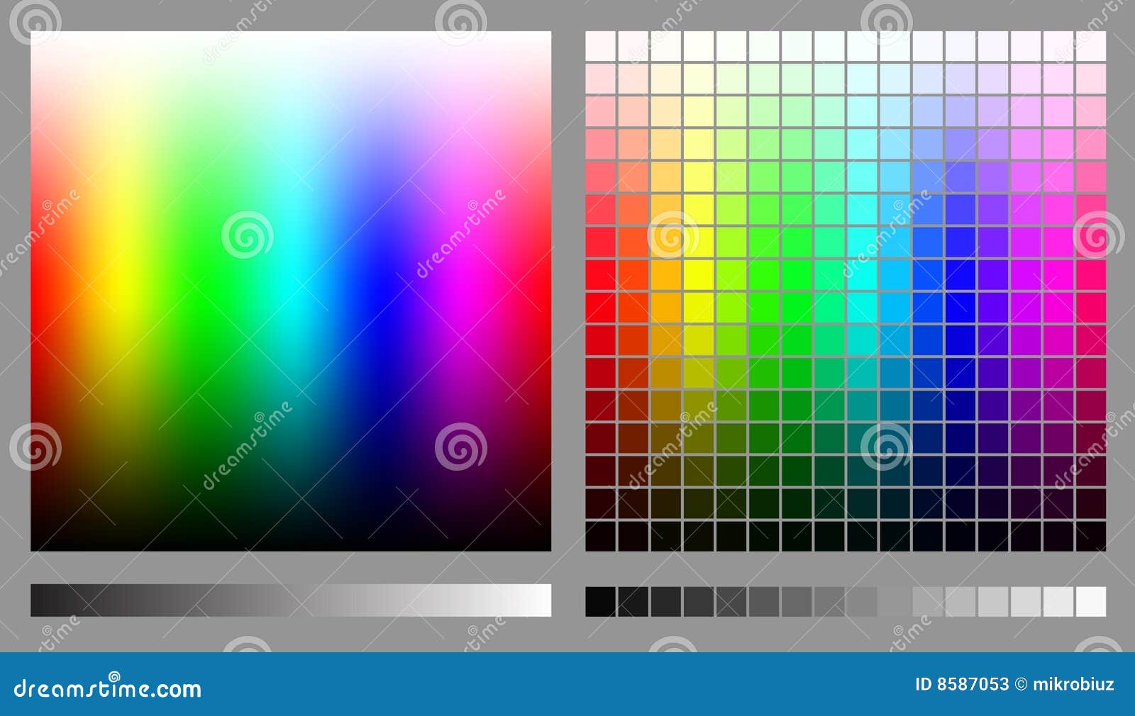rgb color spectrums