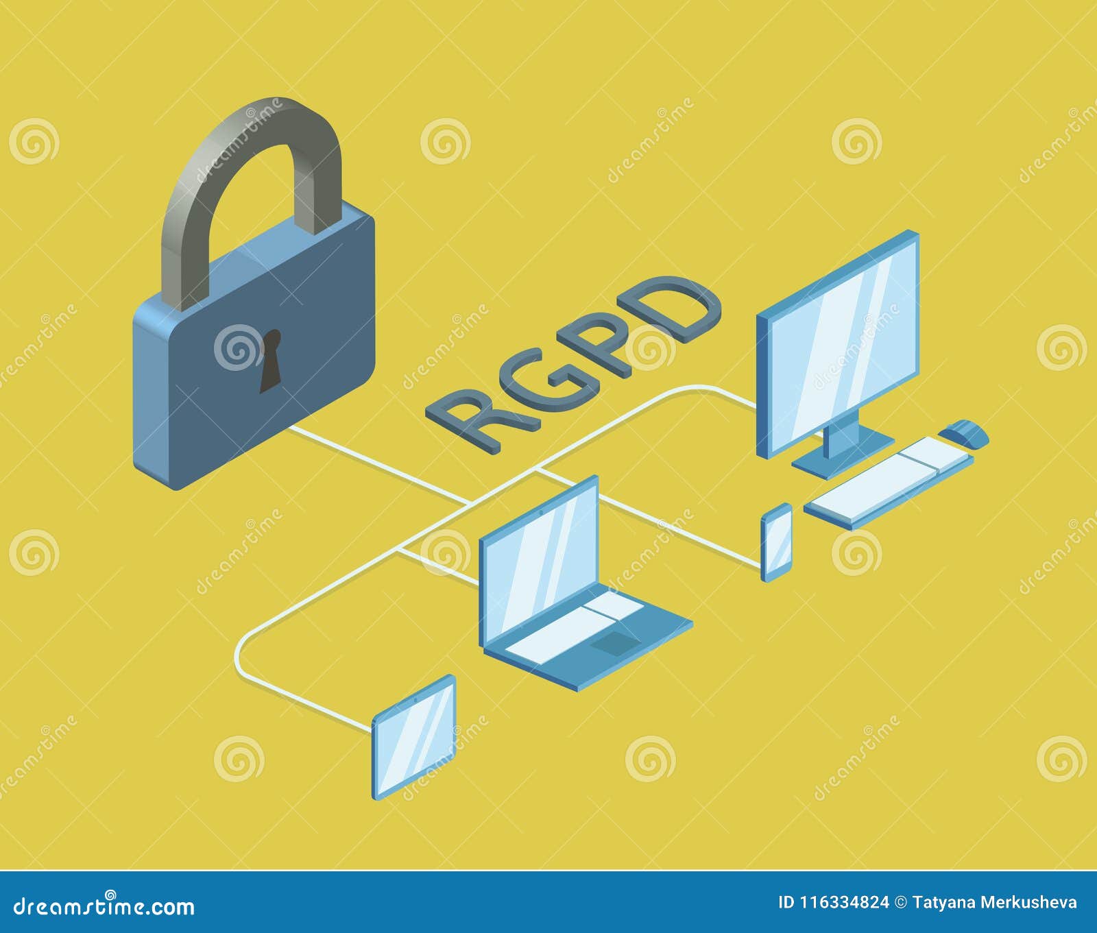 rgpd, spanish and italian version version of gdpr, regolamento generale sulla protezione dei dati. concept 