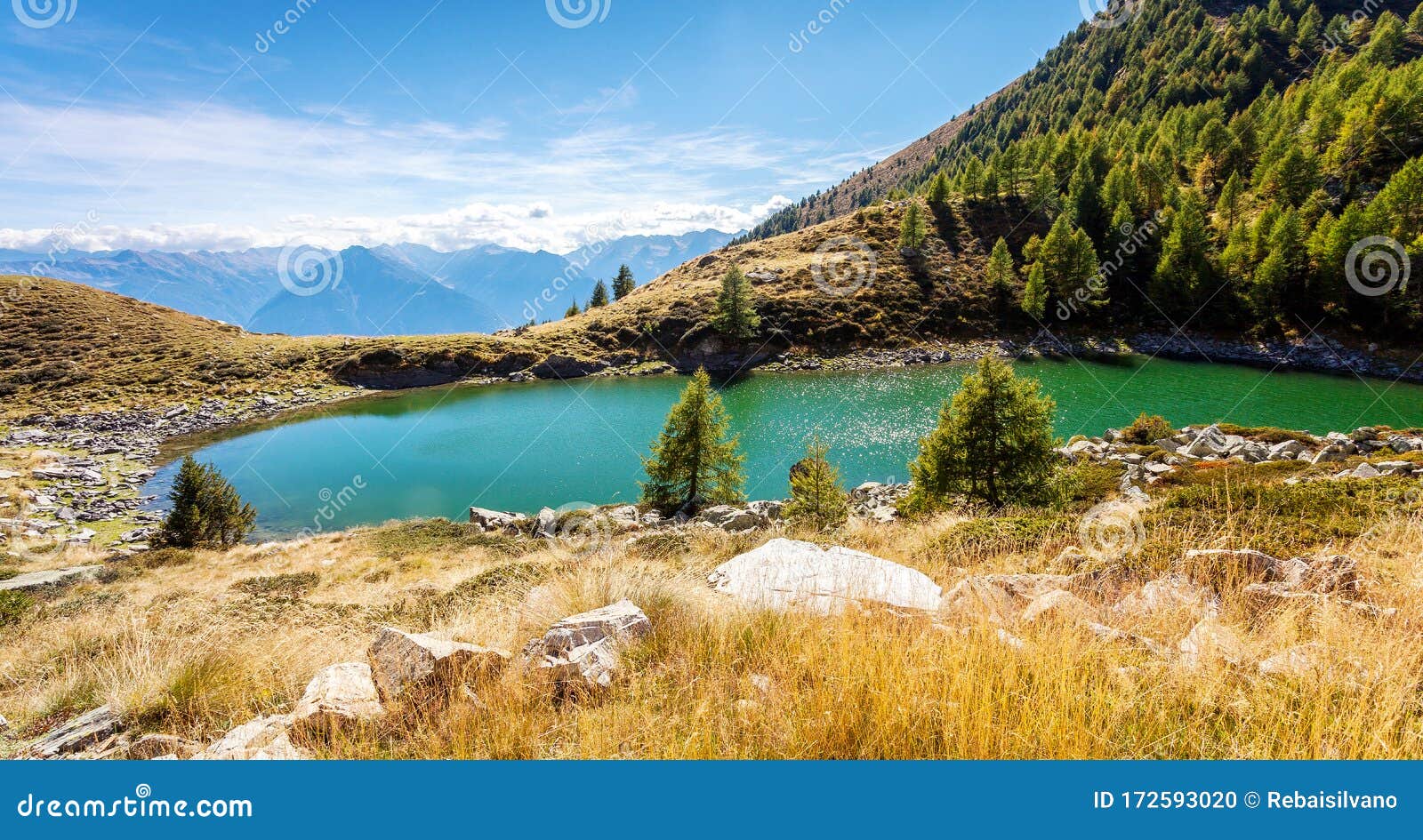 rhaetian alps - colina lake