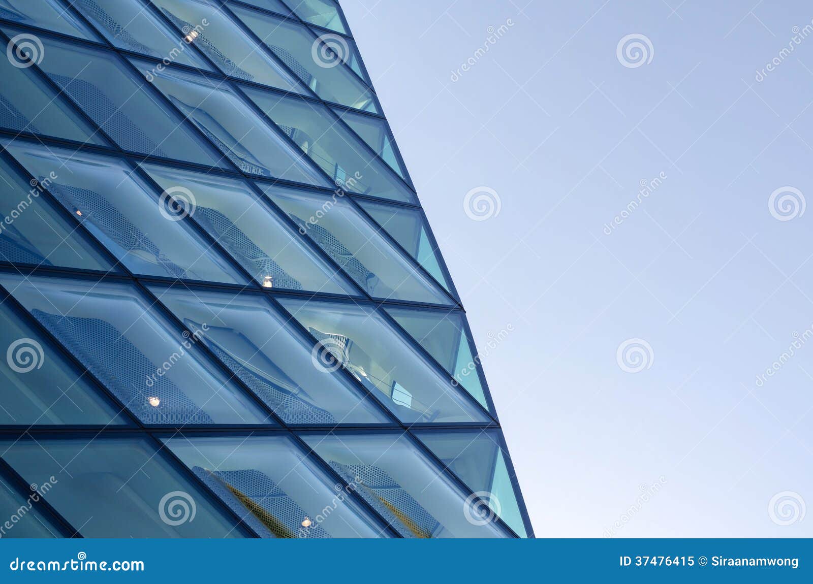 Rhomboidgrid Glass Wall Texture Stock Image Image of exterior, cool