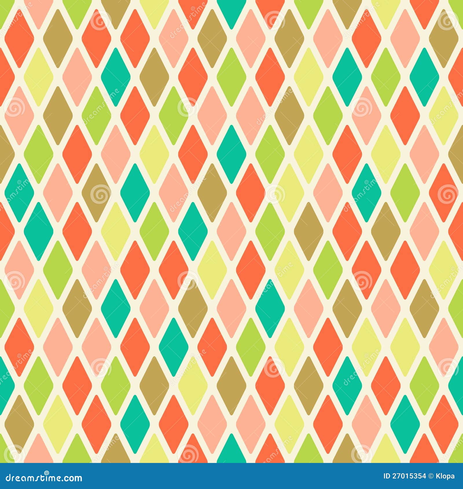 rhombus seamless pattern