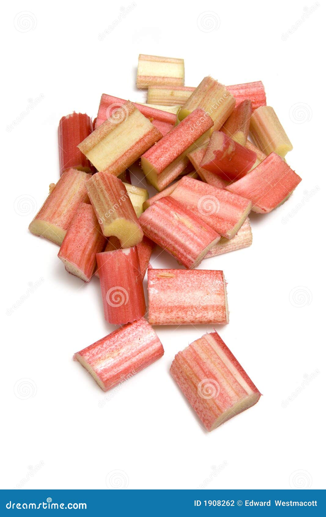 Rhubarb stock photo. Image of white, rhubarb, sweet, isolated 1908262
