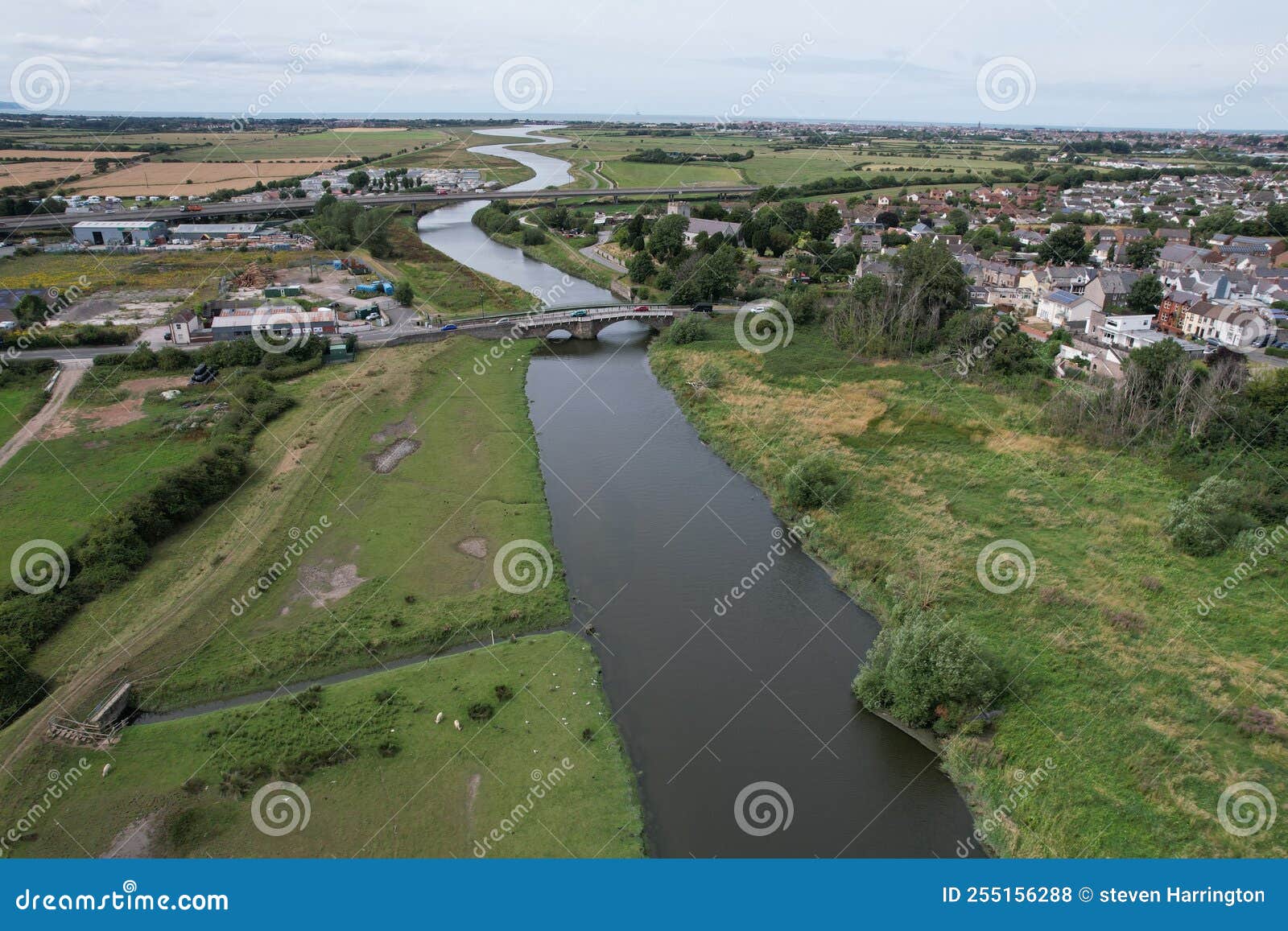 River Clwyd Rhuddlan Nth Wales Stock Photo Image of wales, rhuddlan