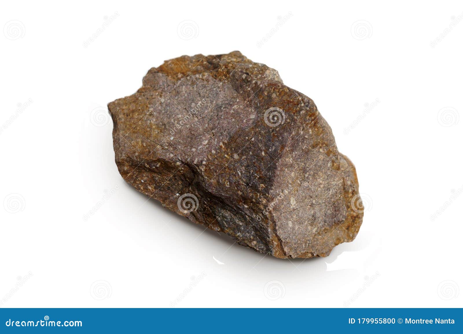 Rhyolite Rock Isolated On White Background Stock Photo Image Of Coal Crystal 179955800