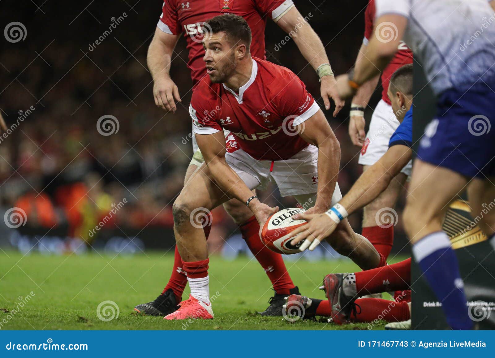 Six Nations Rugby Wales Vs Italy Editorial Stock Photo Image of 2020