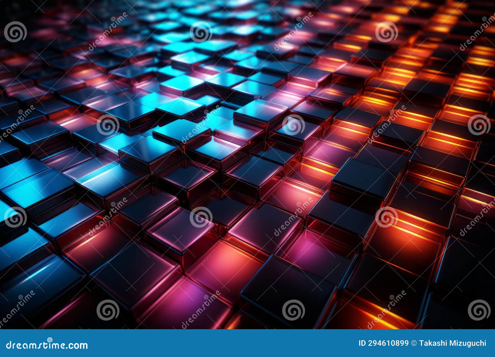 rhythm of the future: abstract art infused with synthwave magic. ai generated 97
