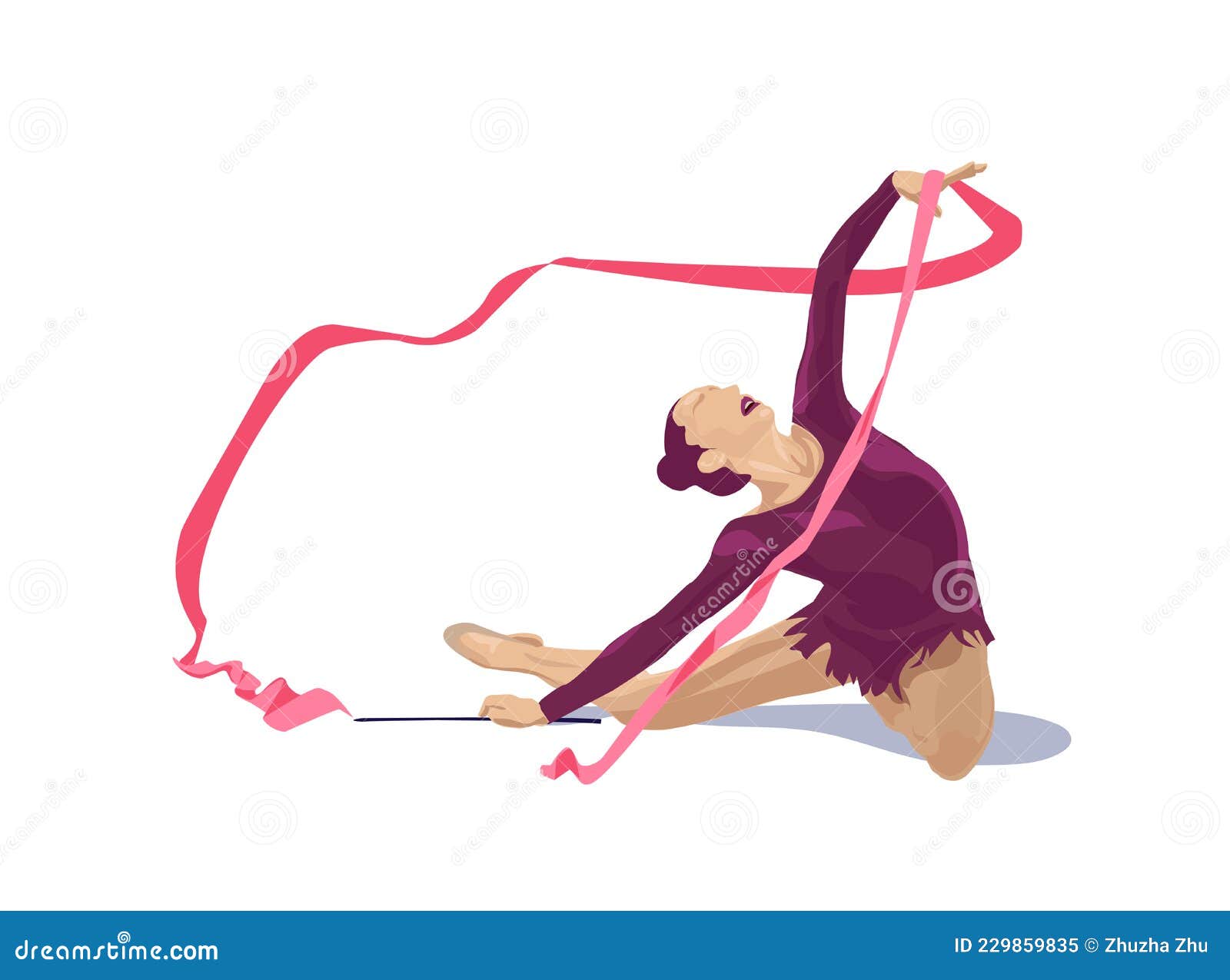 Gymnastics Ribbon 6m - Evelily Tantsutarbed / Danceshop