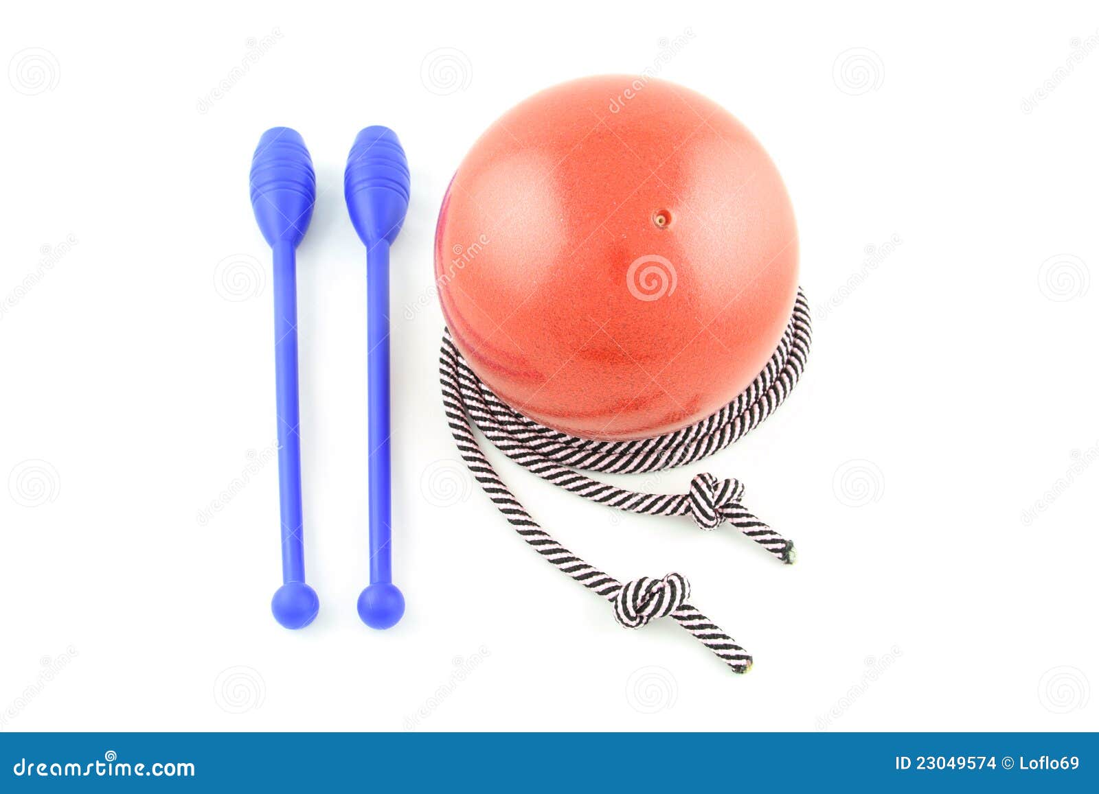 Rhythmic Gymnastics Equipment Stock Photo - Image of sports