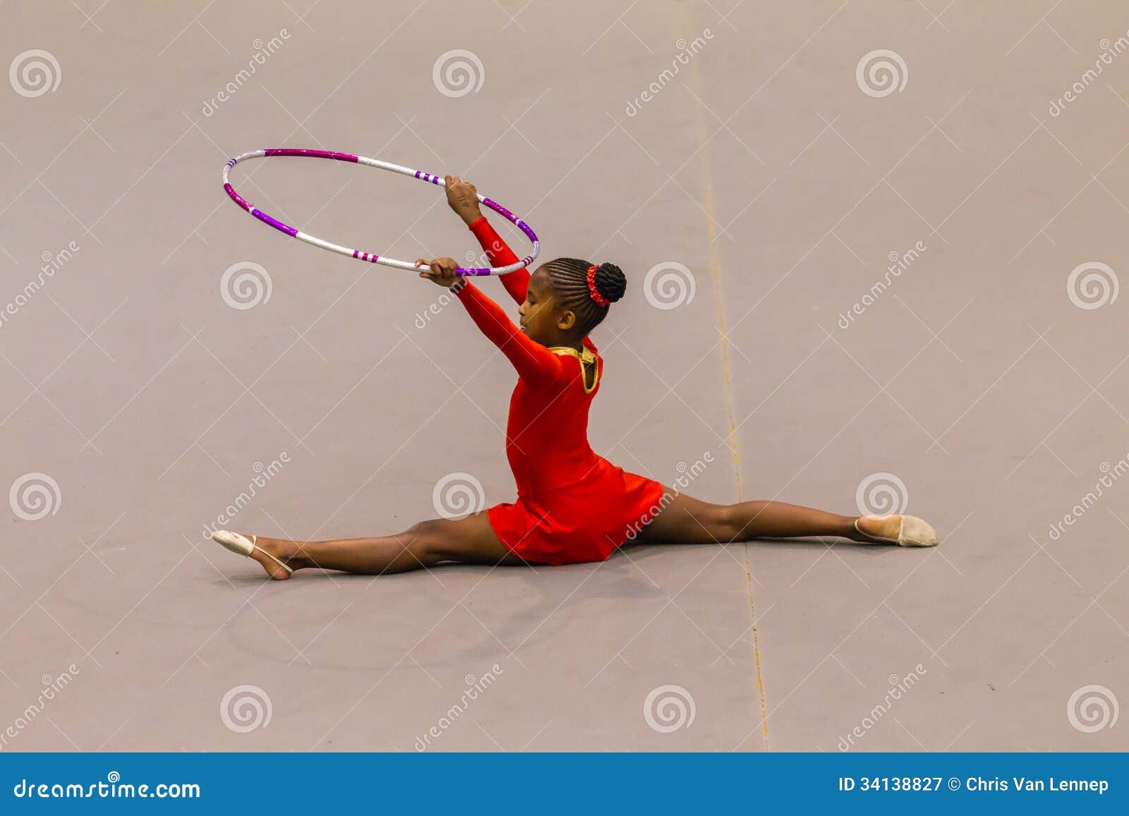 Rhythmic Gymnastics Girl Hoop Floor Editorial Photography - Image of  teenagers, states: 34138827