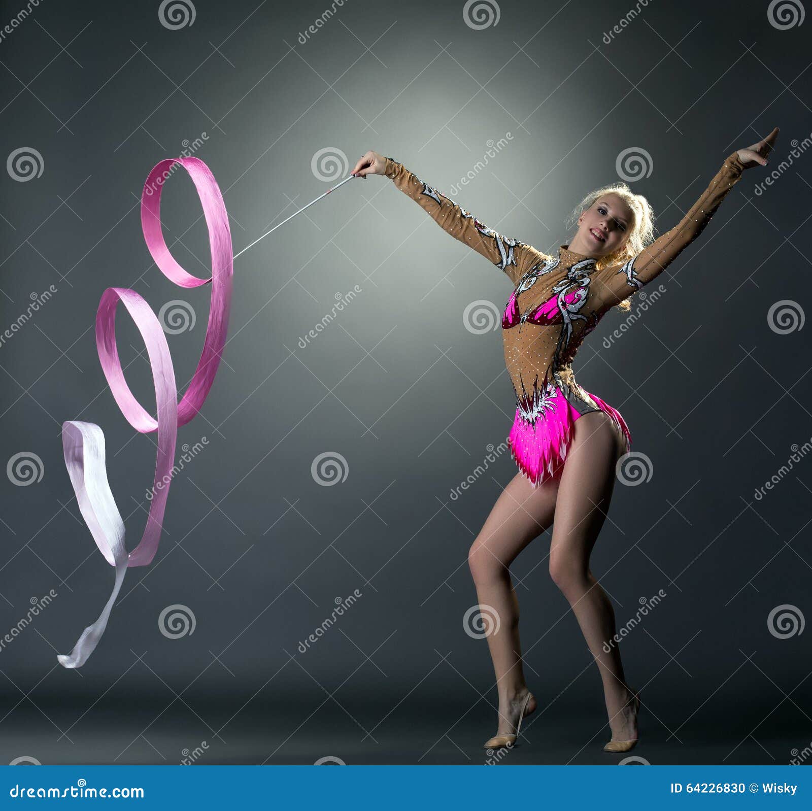 Ribbon dancing in the olympics