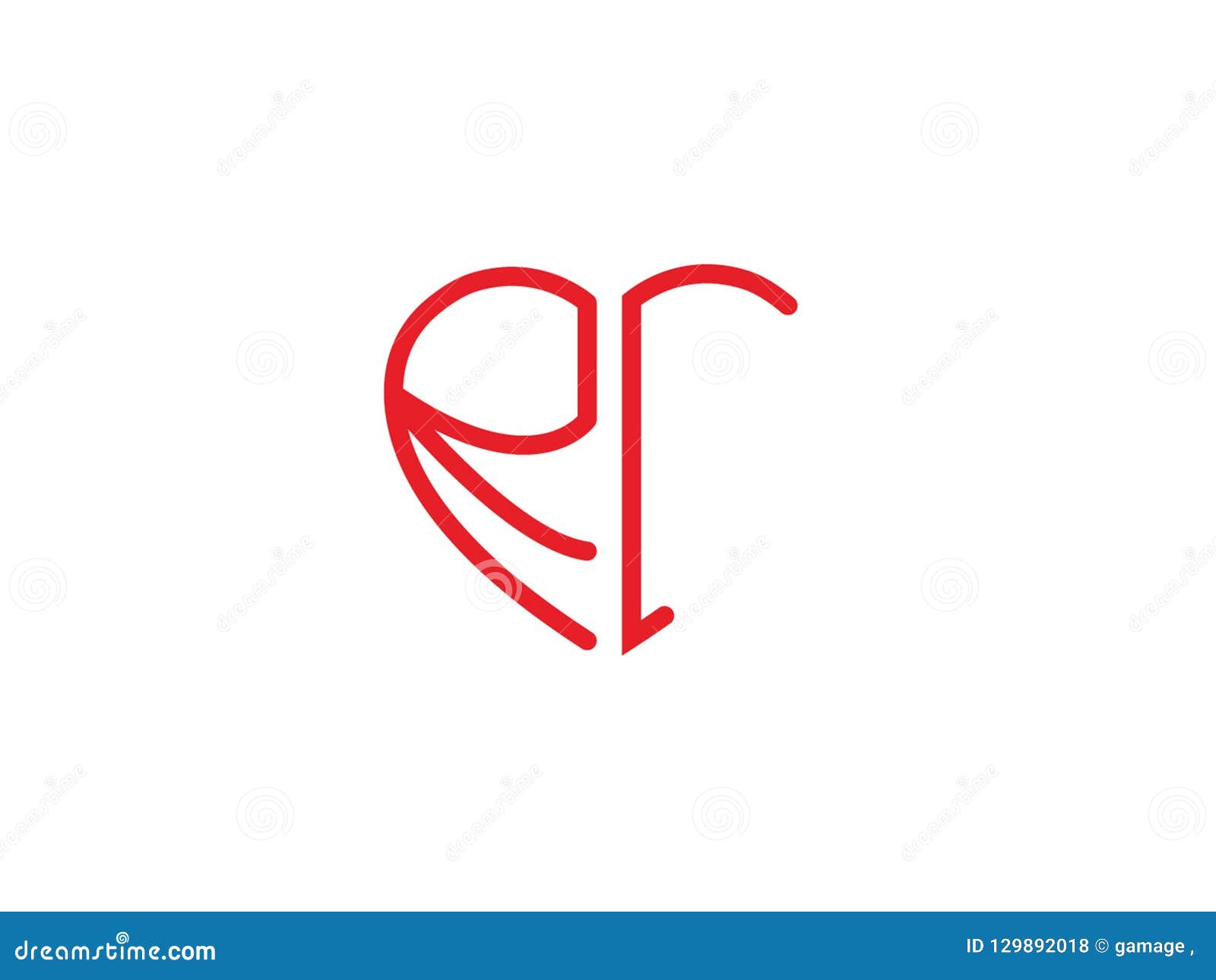 LV Initial Heart Shape Red Colored Love Logo Stock Vector - Illustration of  circle, business: 130141741