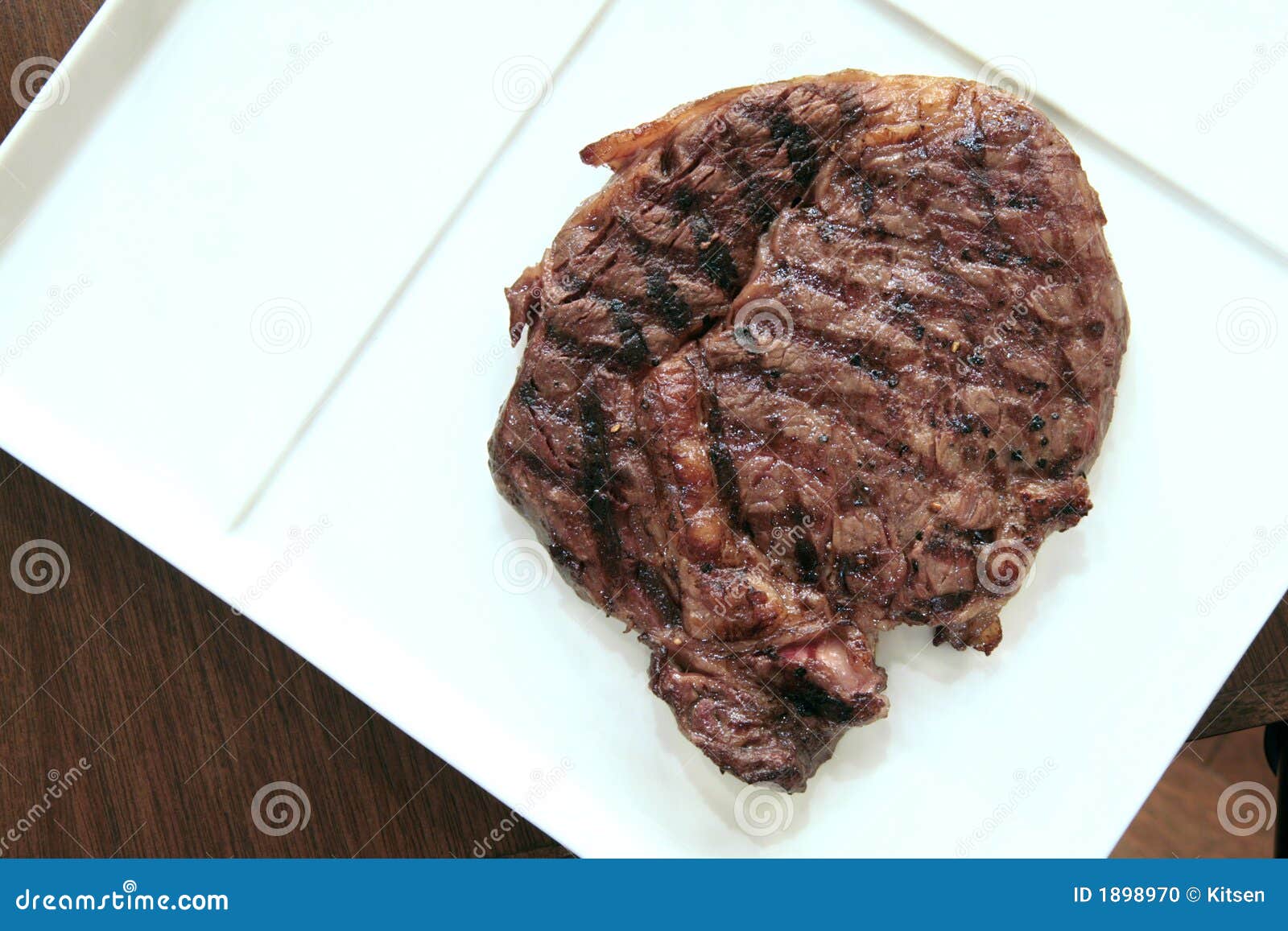 Ribeye steak stock photo. Image of plate, gravy, presentation 1898970