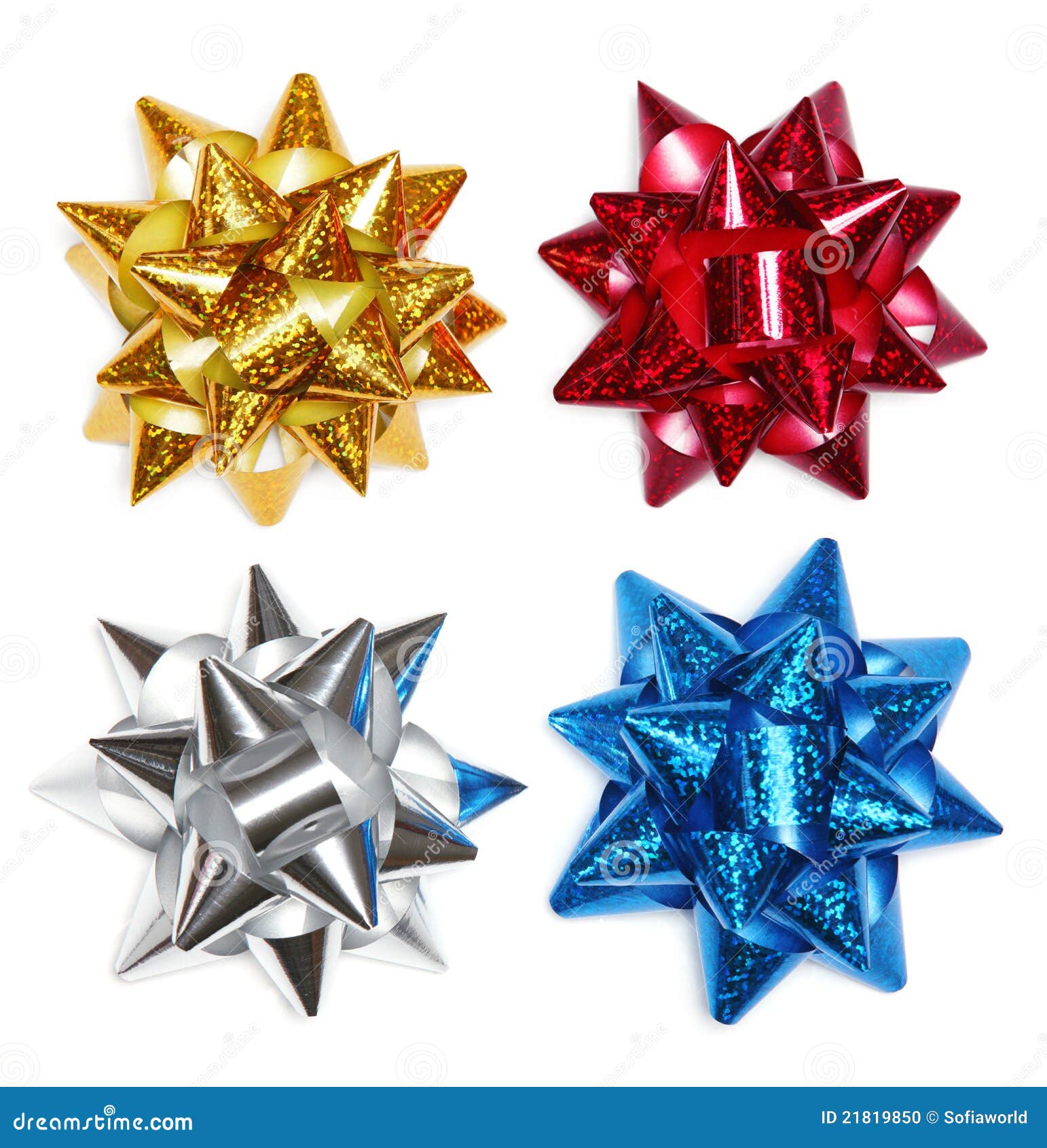 Ribbon bow collection stock photo. Image of celebration 21819850