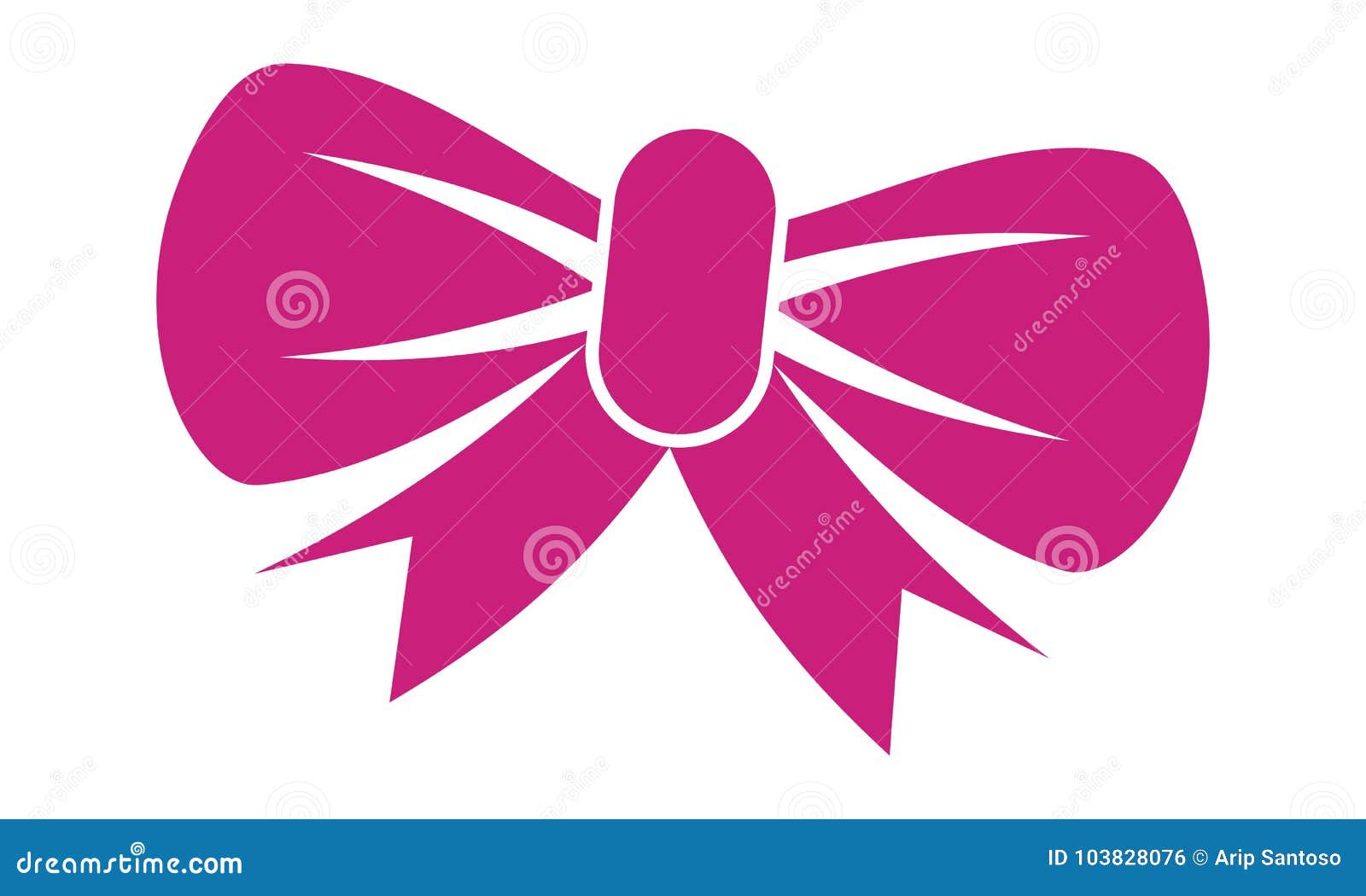 Ribbon Gift Template stock vector. Illustration of abstract 103828076
