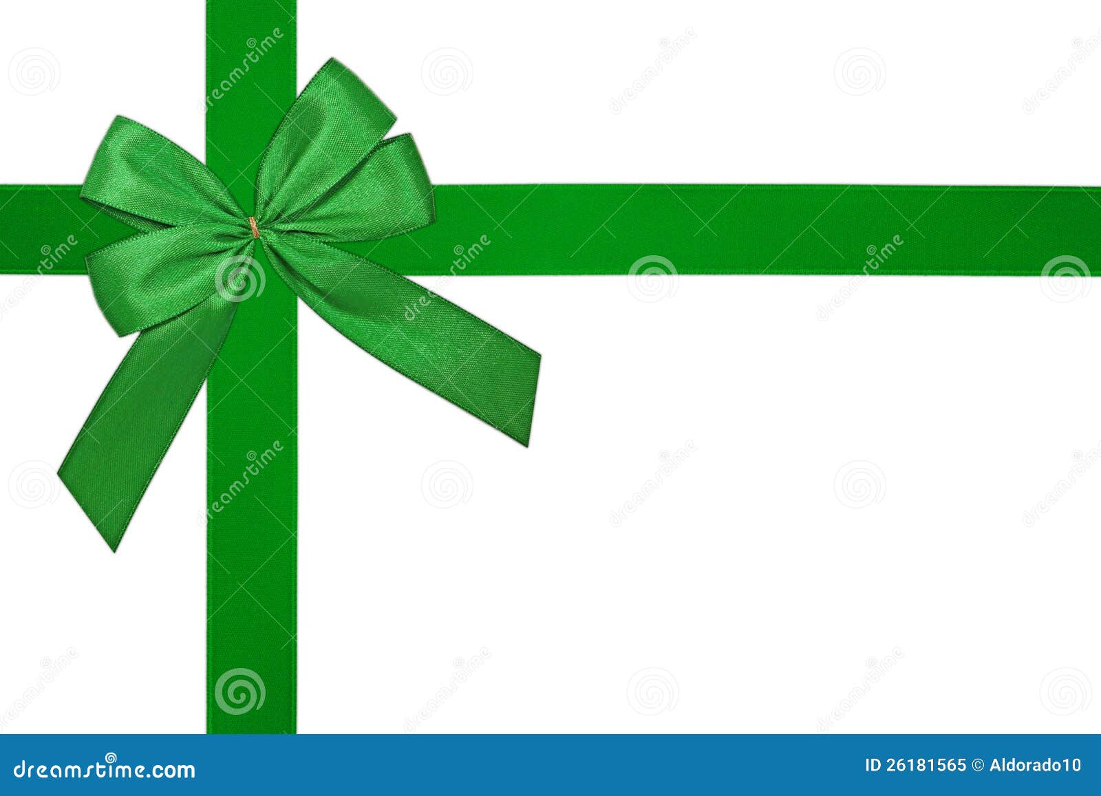 Ribbon green stock image. Image of kink, present, object - 26181565