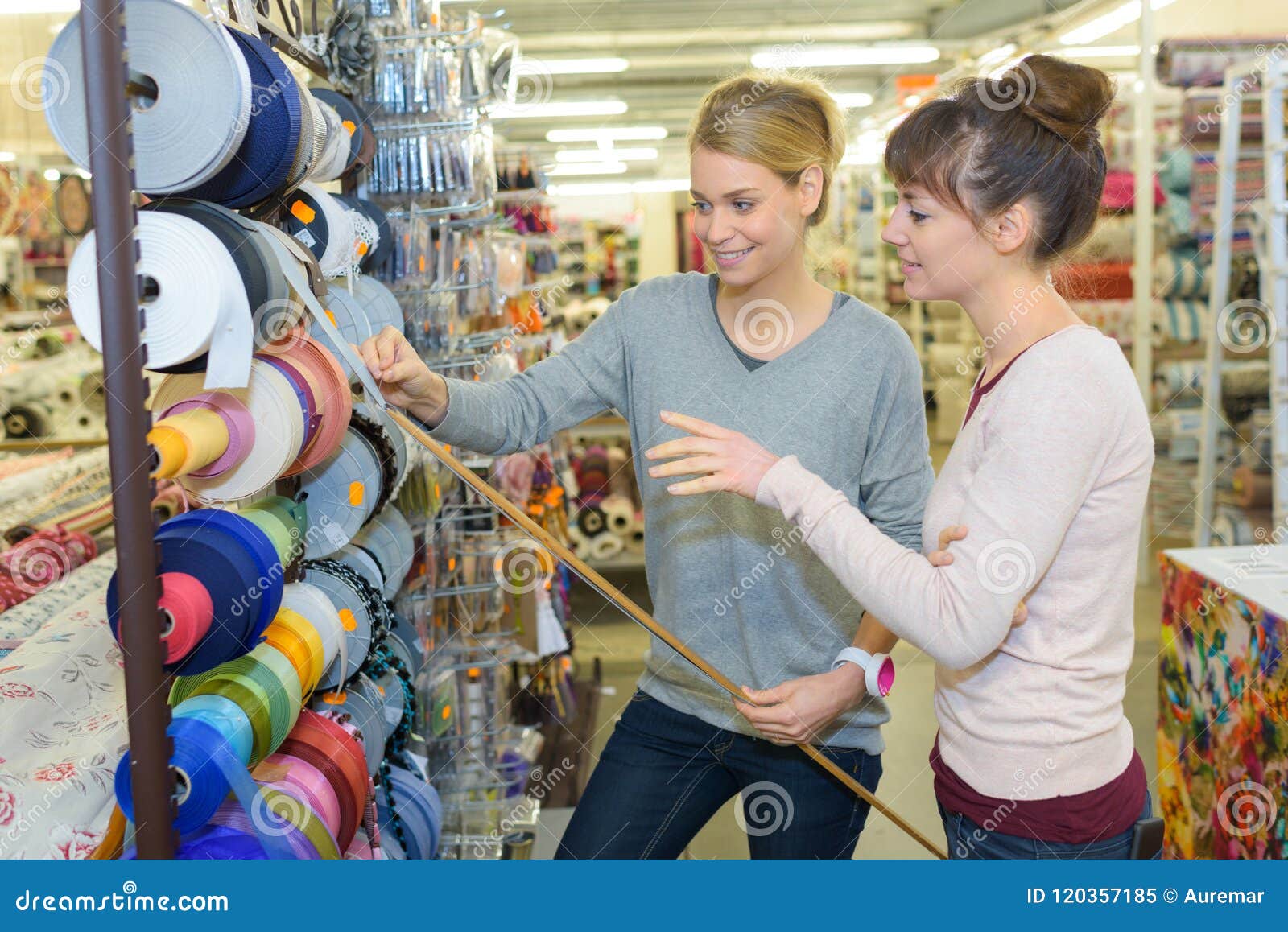 In the ribbon shop stock image. Image of service, shop 120357185