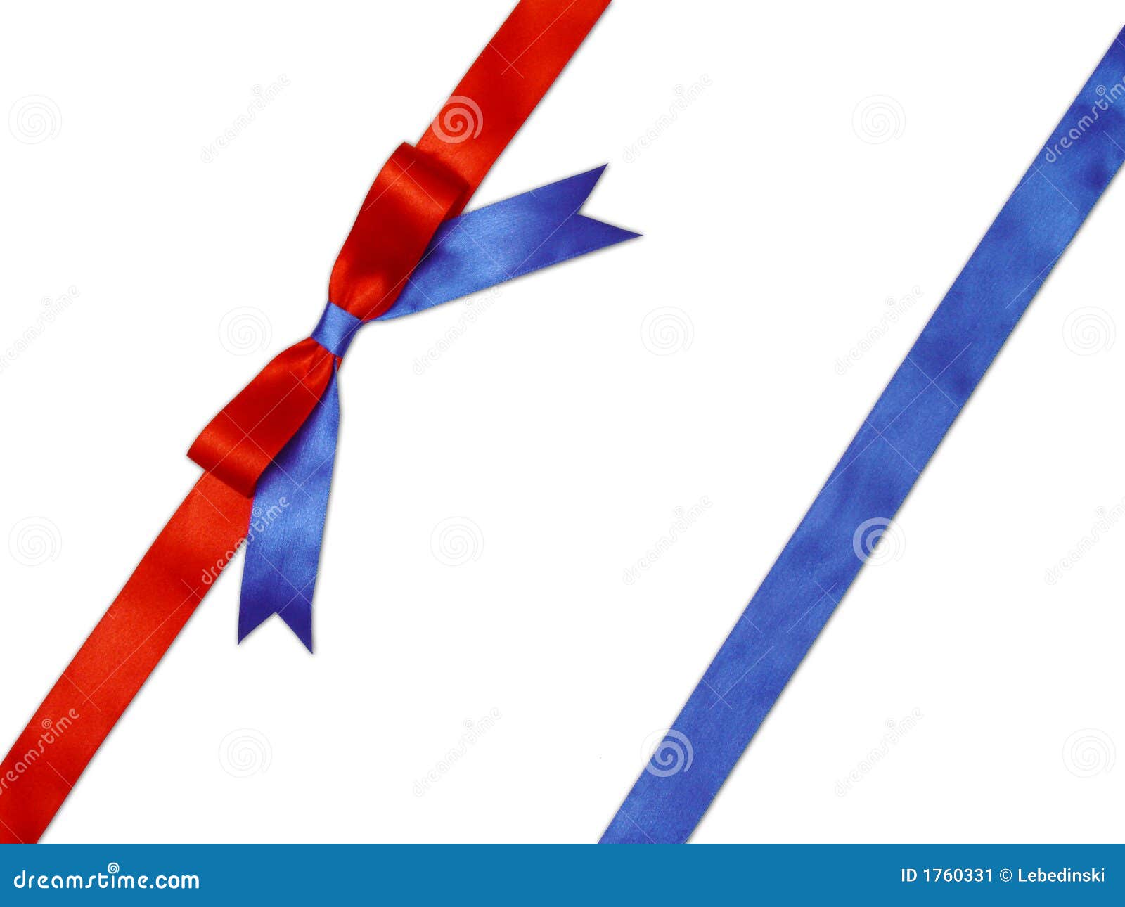 Ribbon On A White Background Stock Image Image of background, event