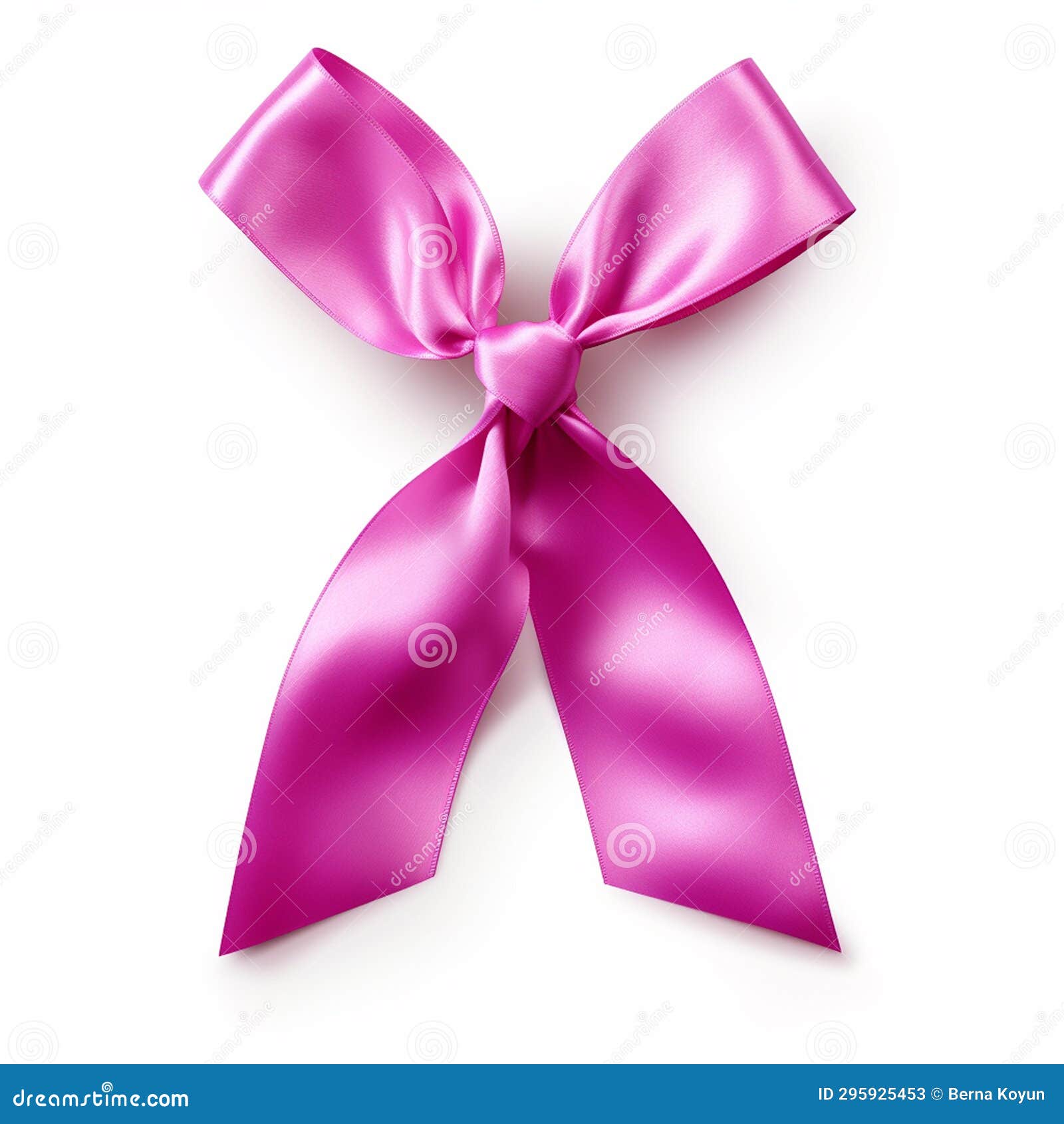 Ribbons of Hope on White Background Stock Illustration Illustration
