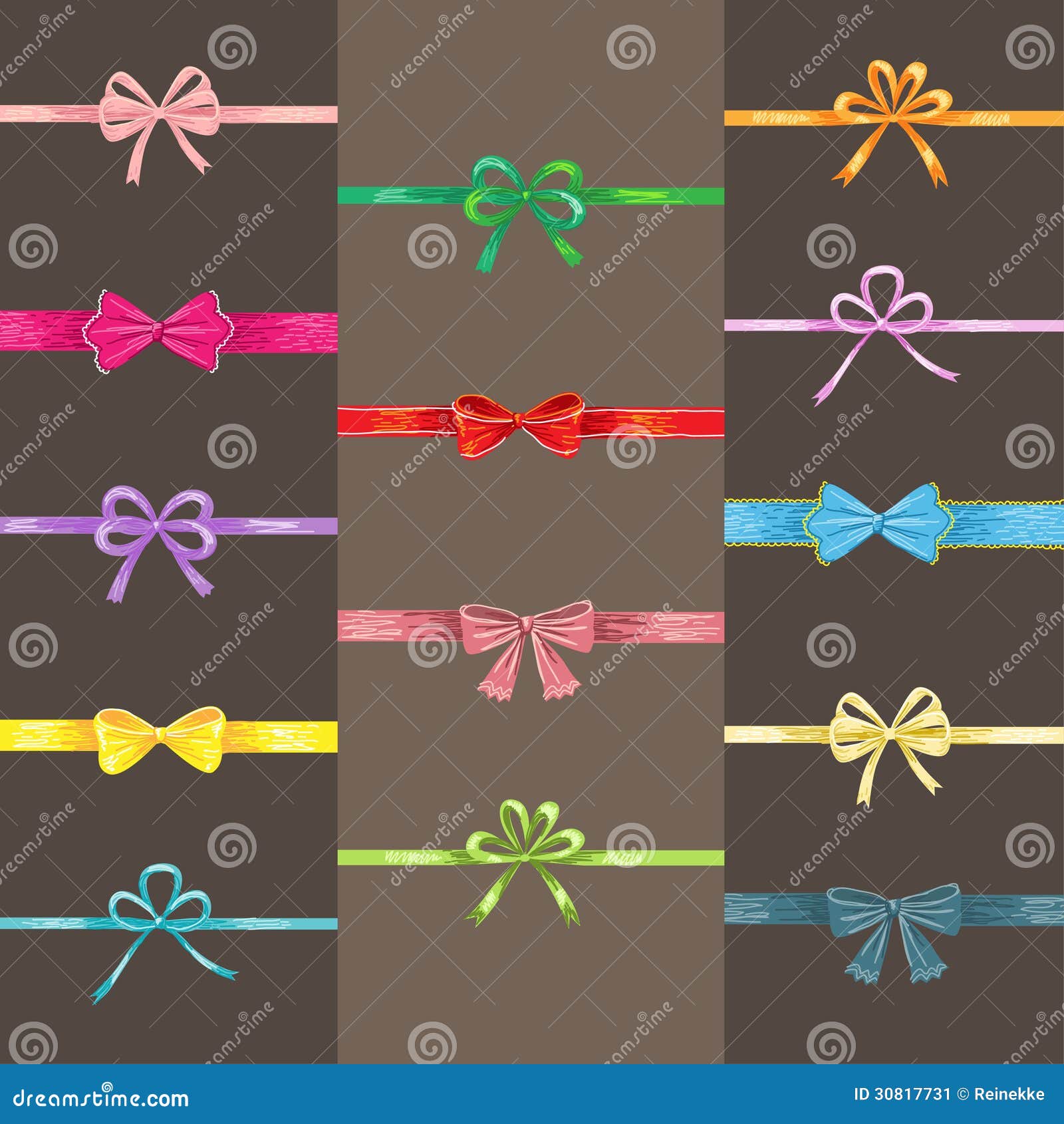 Cute ribbon cartoon stock vector. Illustration of cute - 144475858