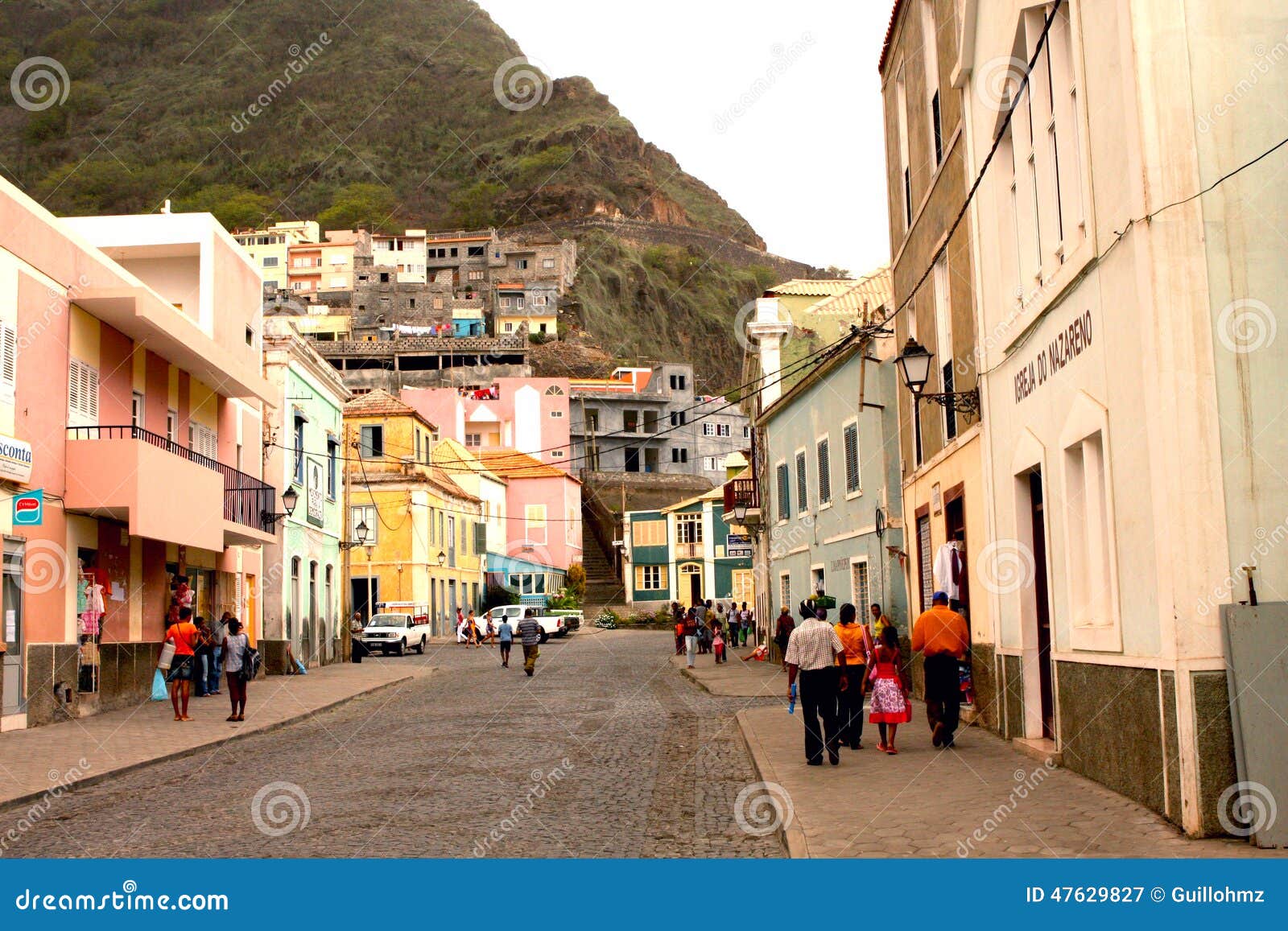 Ribeira Grande in Cape Verde. Ribeira Grande in the island of Santa Antao in the archipelago of Cape Verde.