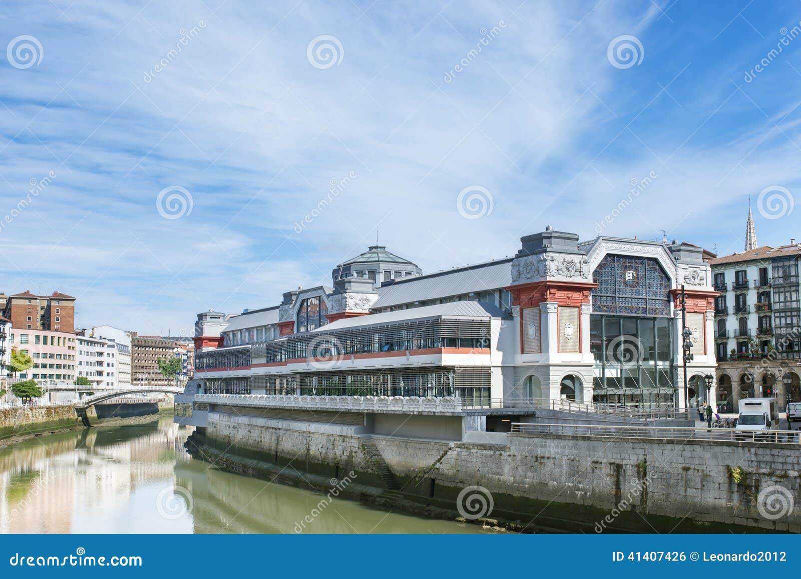 ribera market in bilbao, bizkaia, basque counrtry, spain.