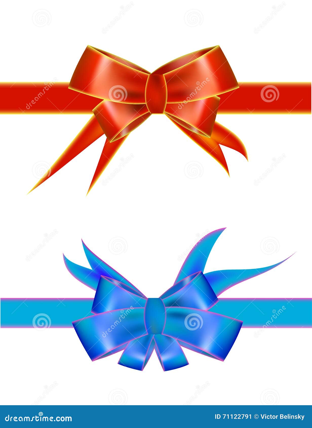 Ribon bow stock vector. Illustration of gift, love, present - 71122791