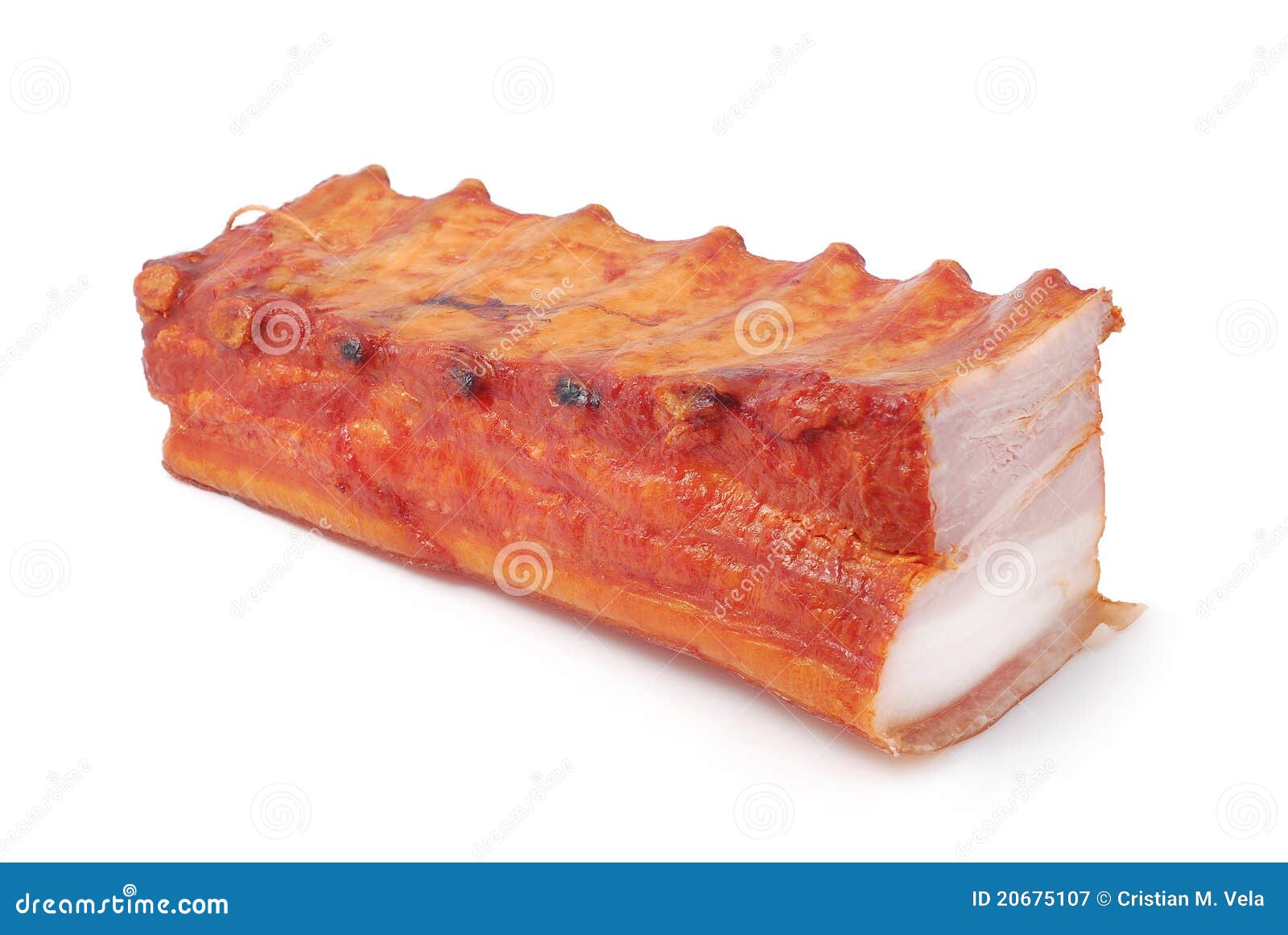 Ribs ham stock image. Image of lard, ribs, pork, meal 20675107