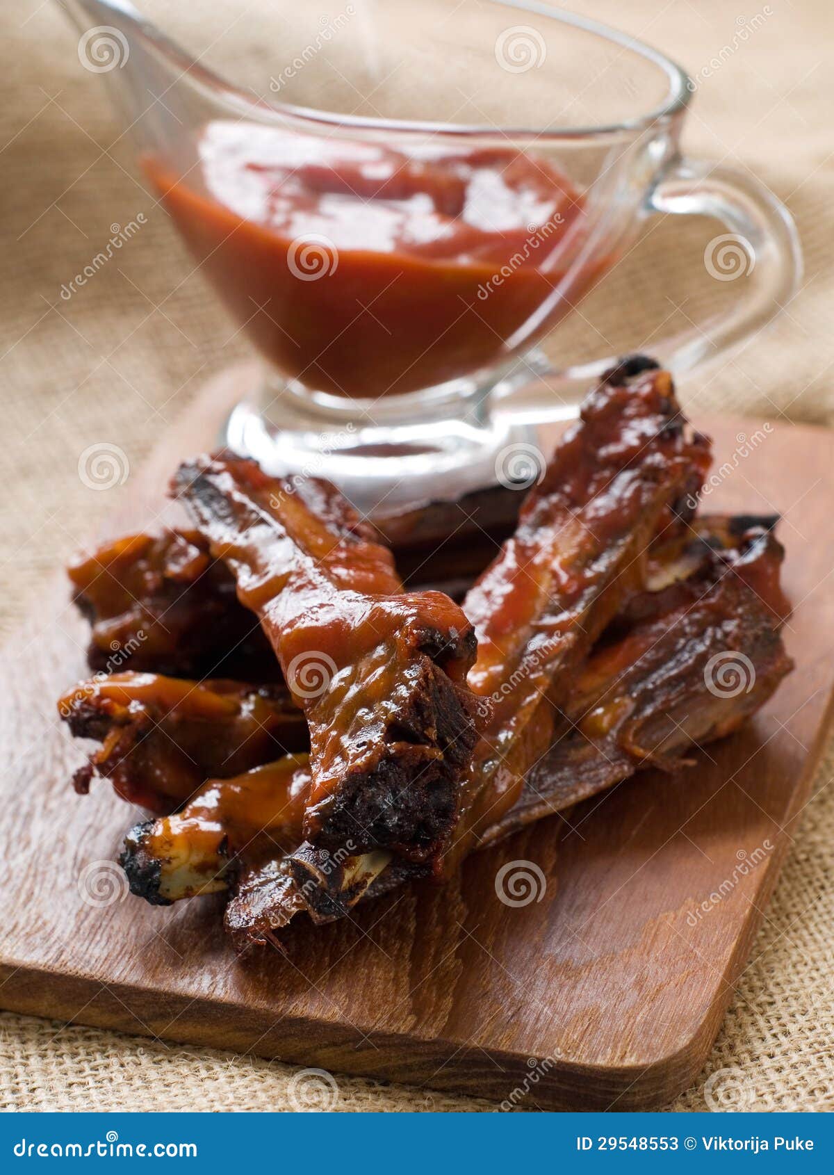 Ribs with tomato sauce stock image. Image of dark, sauce 29548553