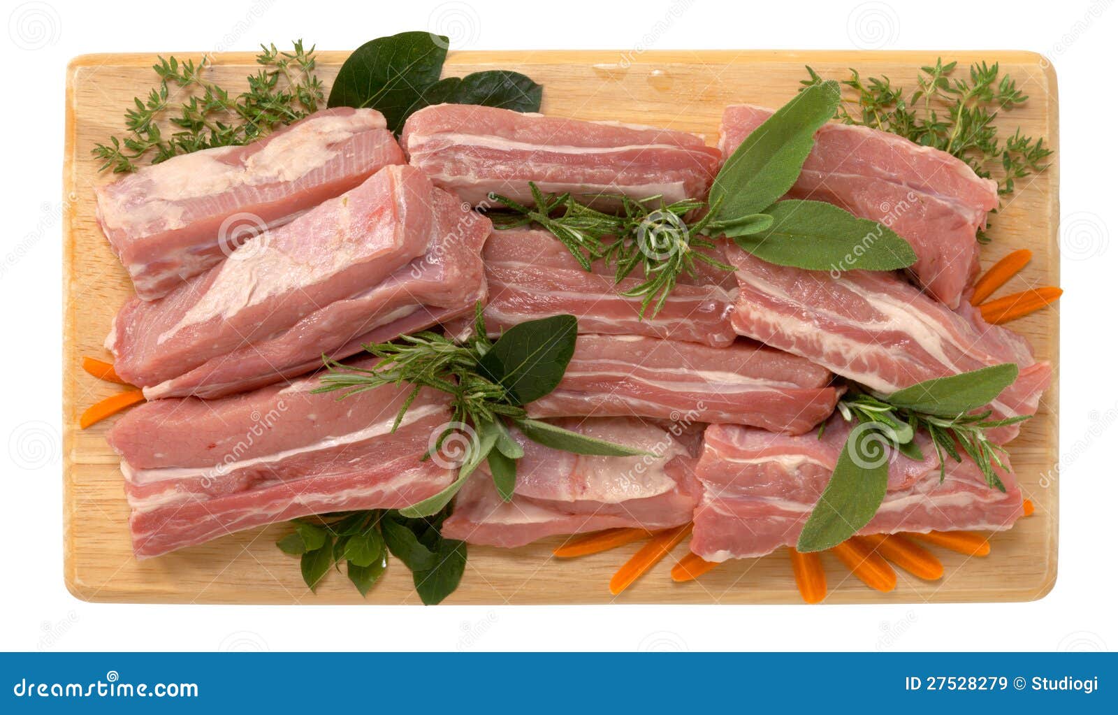 Ribs of veal stock image. Image of rosemary, lunch, butchers 27528279