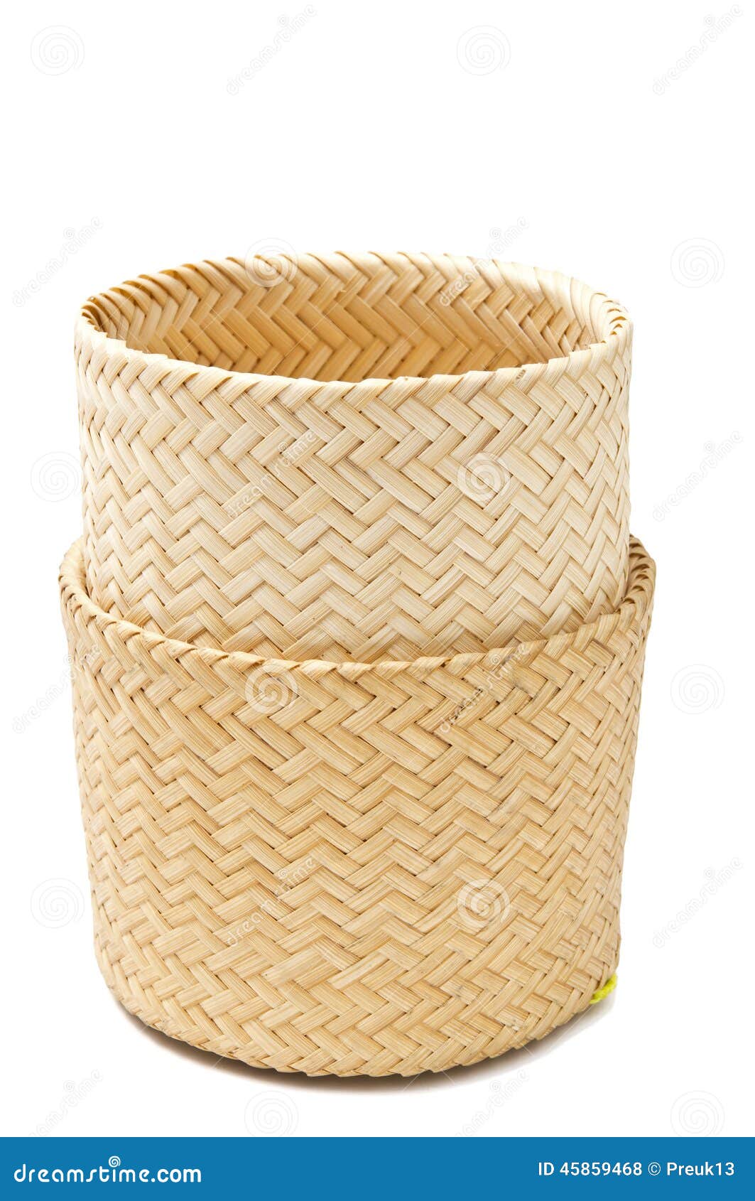 Rice Basket4 stock photo. Image of wood, wicker, organic 45859468