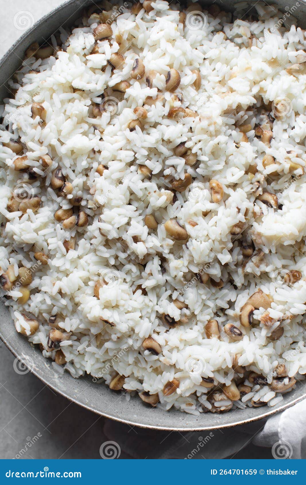 Rice and Beans in a Pot, Nigerian Food Stock Image Image of jasmine