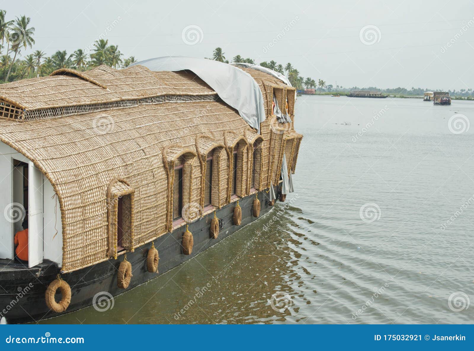 Rice Boat on Kerala Backwaters India Stock Image Image of kerela, beauty 175032921