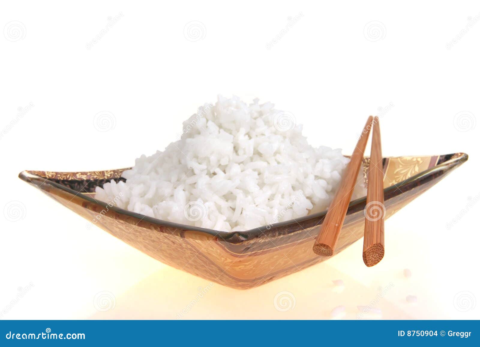 Rice and bowl stock photo. Image of closeup, basmati, diet 8750904