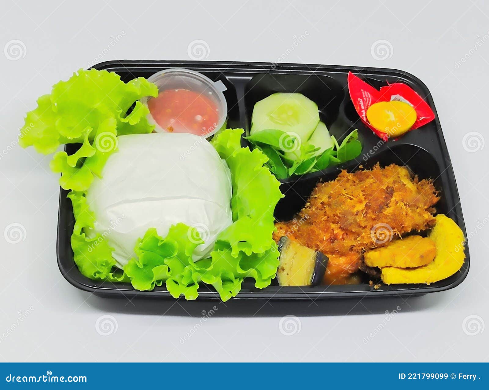 Rice Box Bento stock image. Image of breakfast, bento 221799099