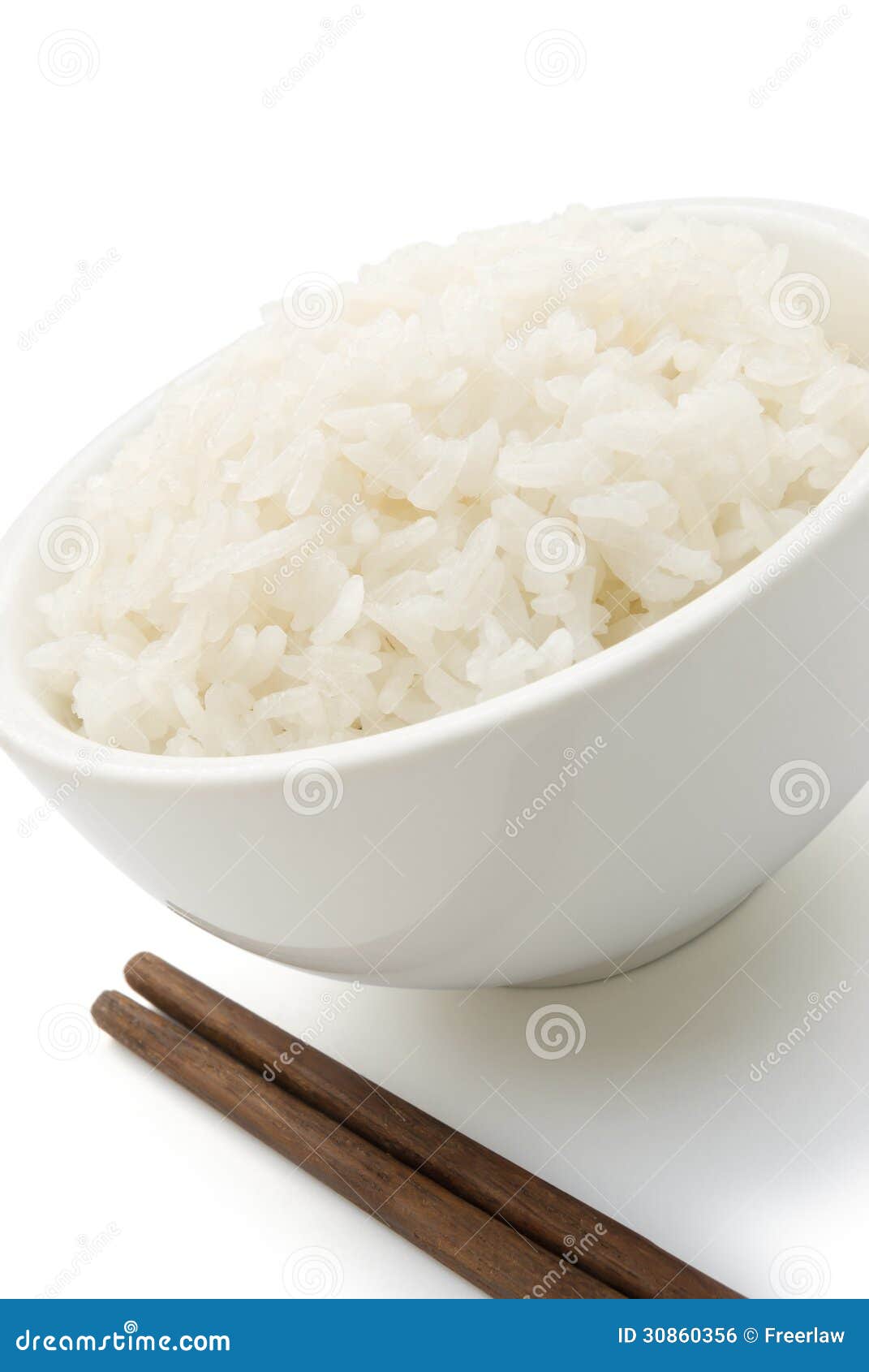 Rice and chopstick stock photo. Image of japanese, grain 30860356