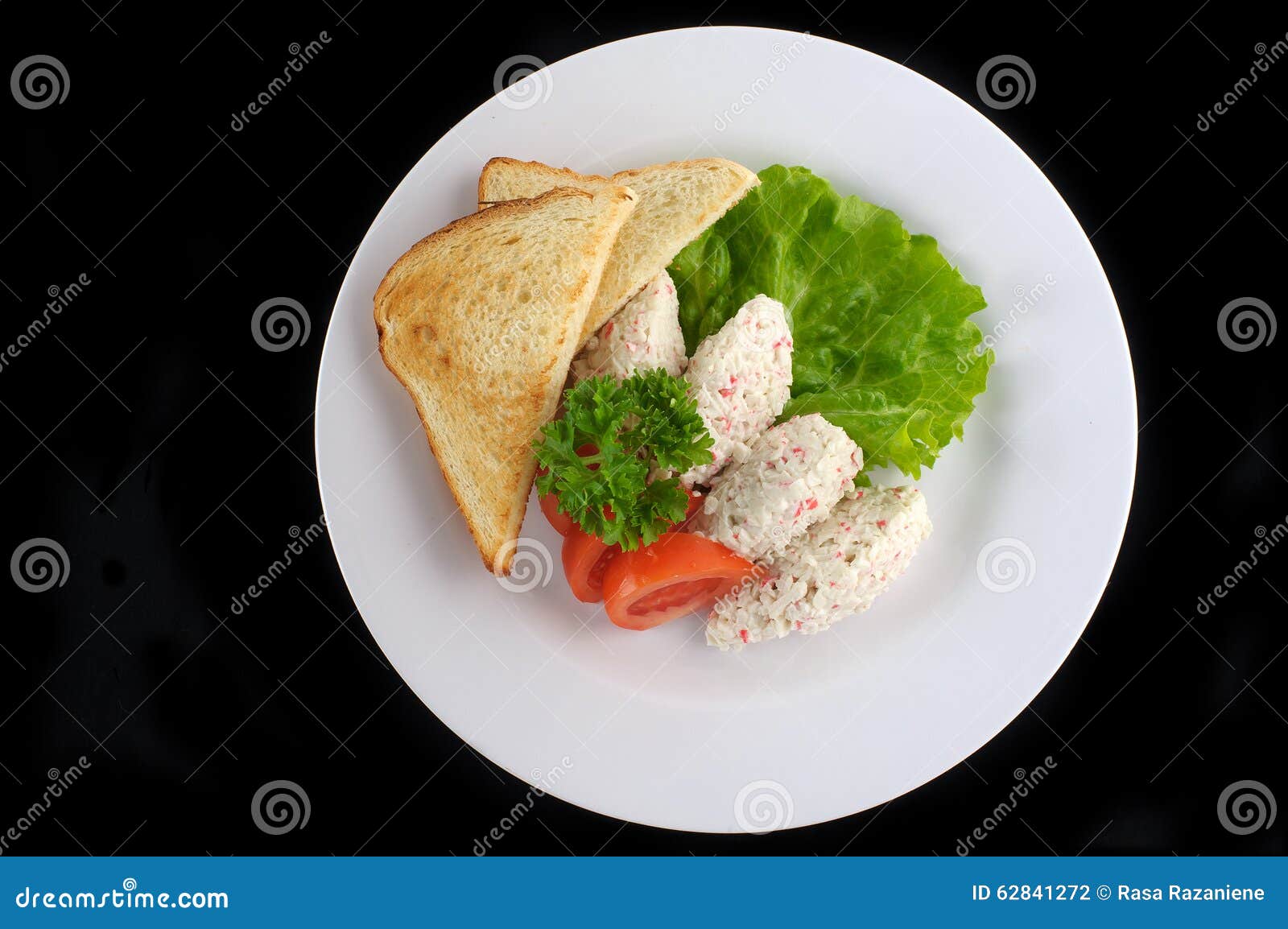 Rice and crabmeat balls stock photo. Image of crab, vegetarian 62841272