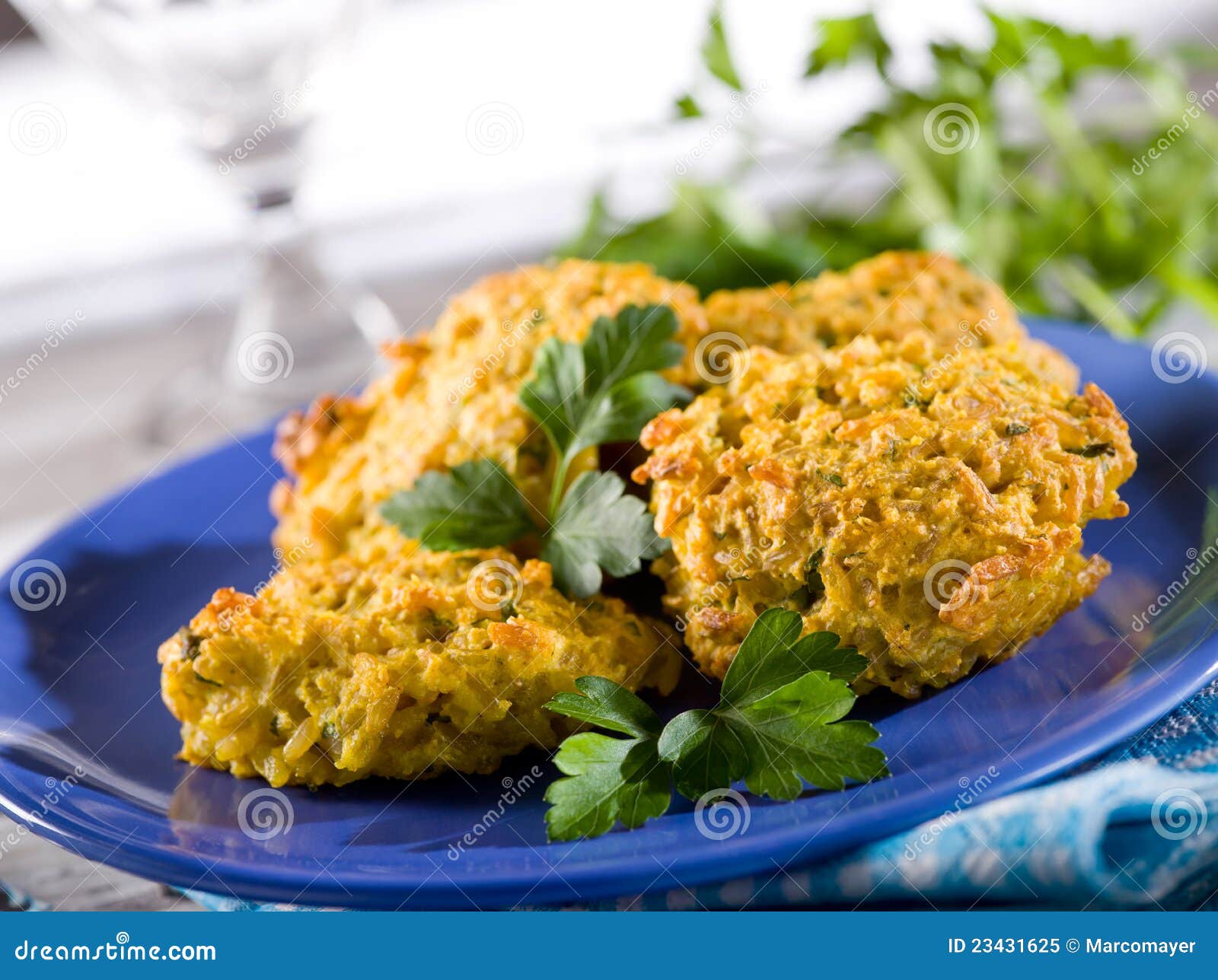 Rice croquette stock image. Image of gourmet, dinner 23431625