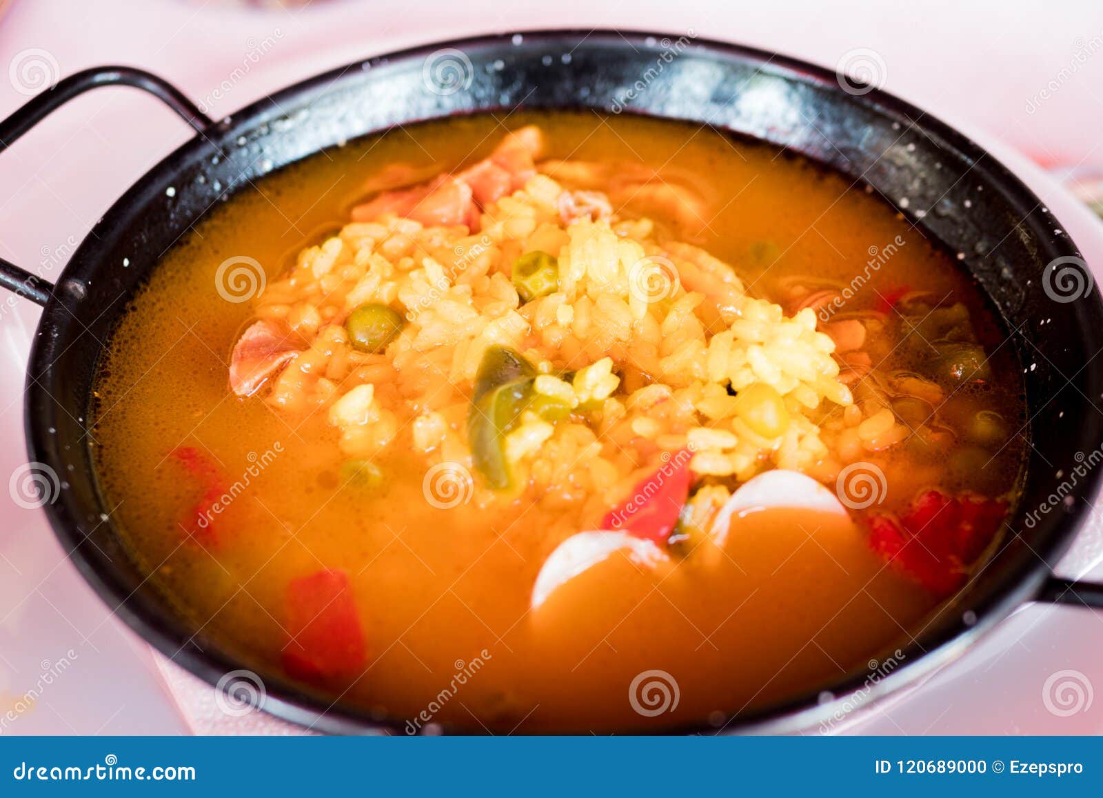 Rice Homemade Recipe of Valencia Stock Photo Image of mediterranean