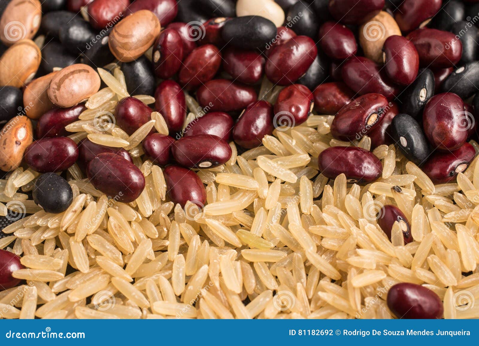 Rice and Kidney beans stock photo. Image of texture, recipe 81182692
