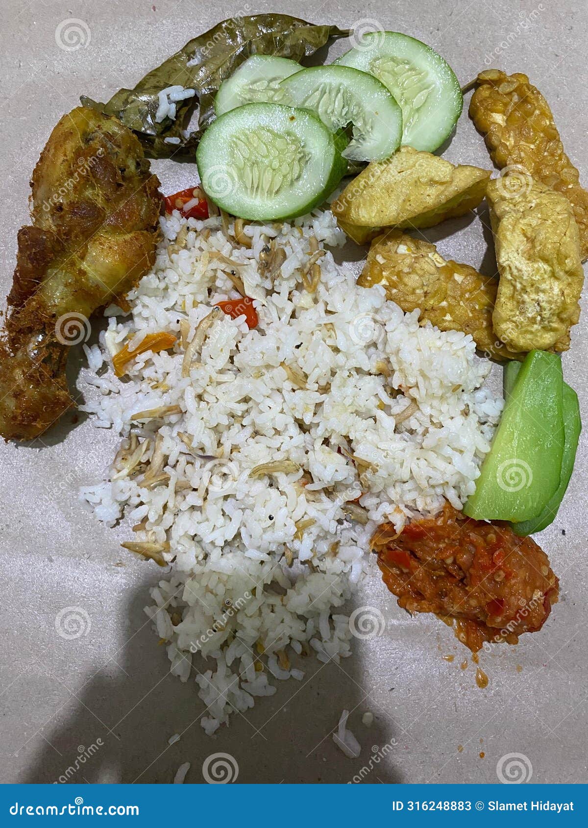 rice liwet indonesian