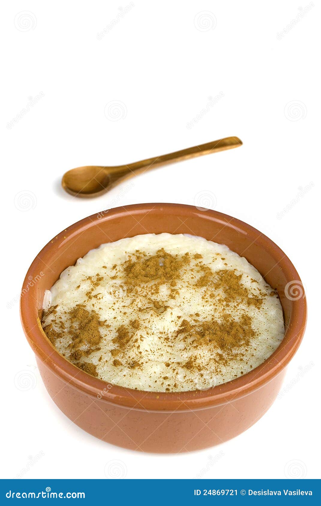 Rice with milk stock image. Image of powder, pure, dessert 24869721