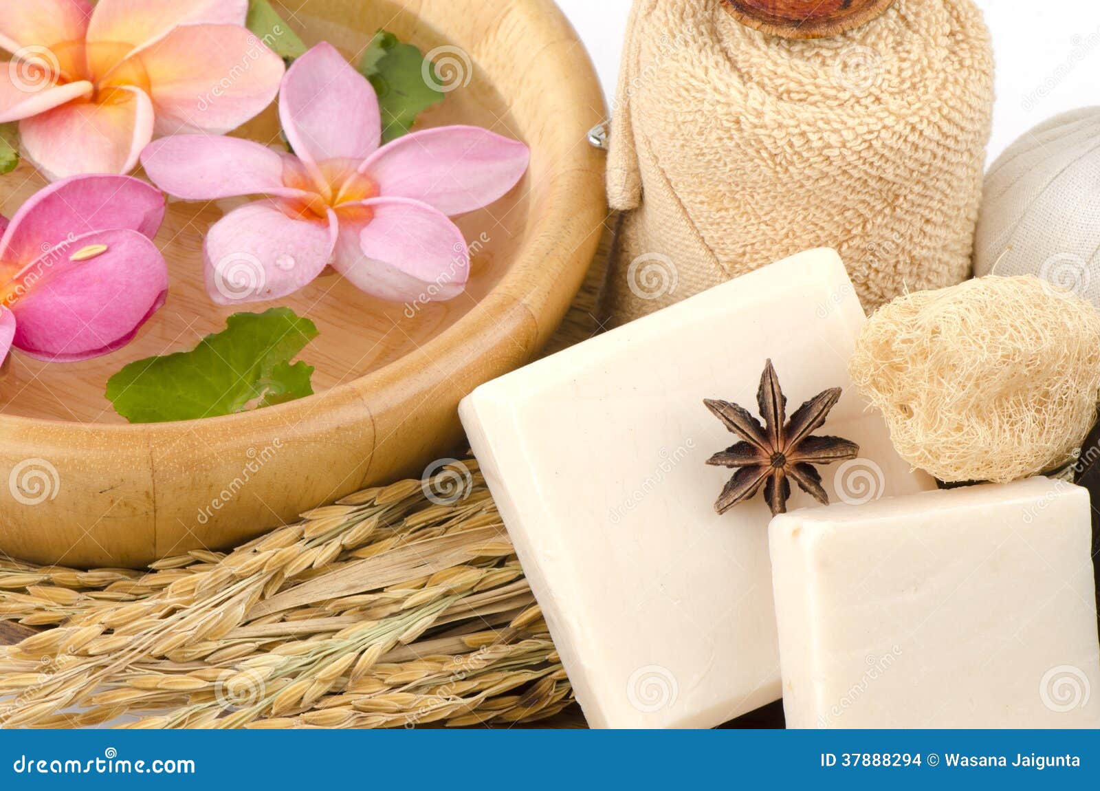 Rice milk soap. stock photo. Image of produced, extract 37888294