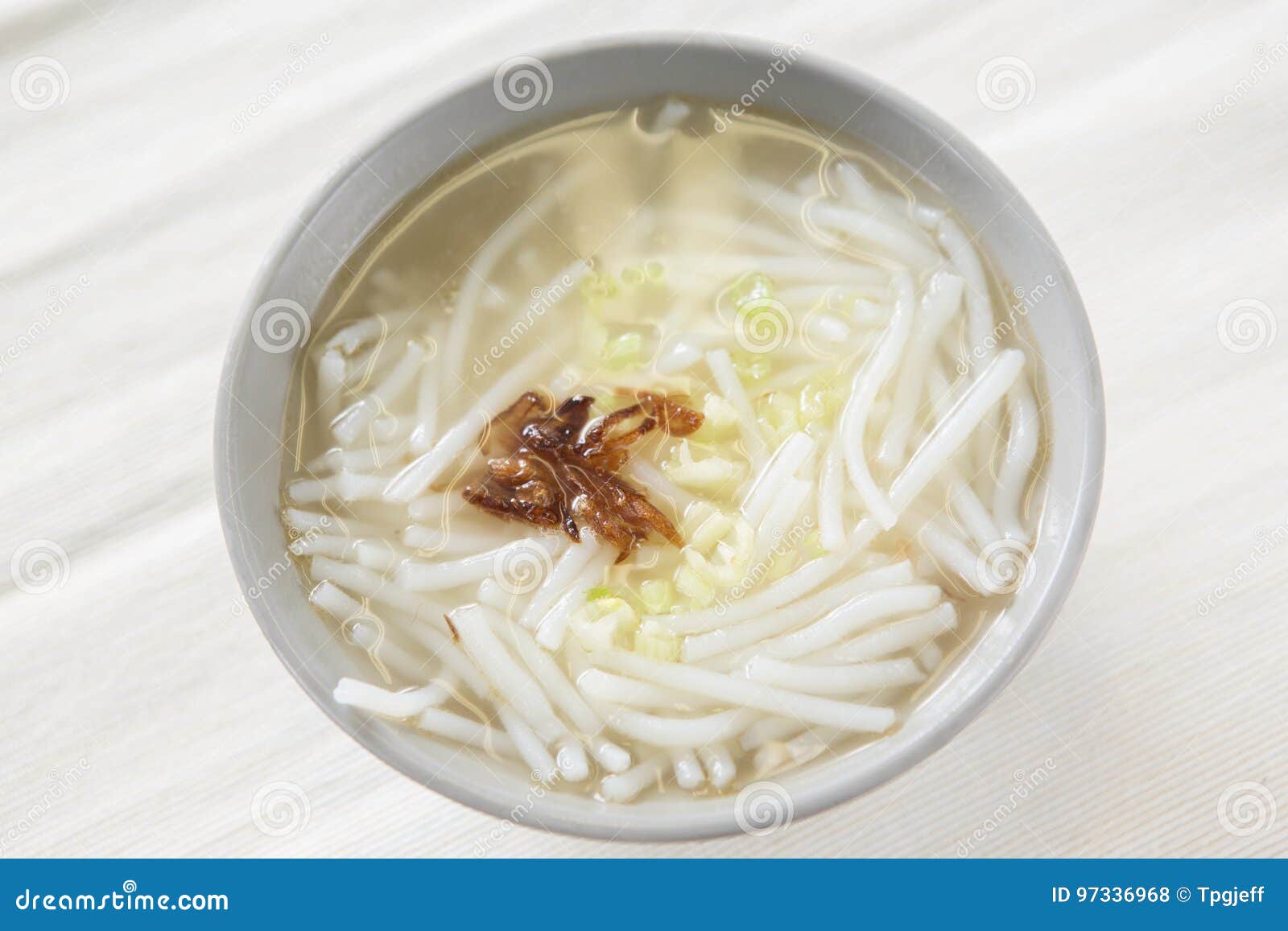 Rice Noodle Soup stock photo. Image of bowl, color, horizontal 97336968