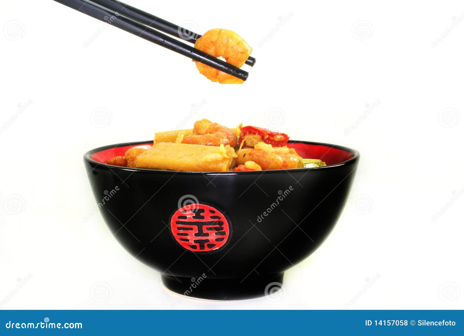 Rice pan stock photo. Image of rice, sticks, cuisine 14157058