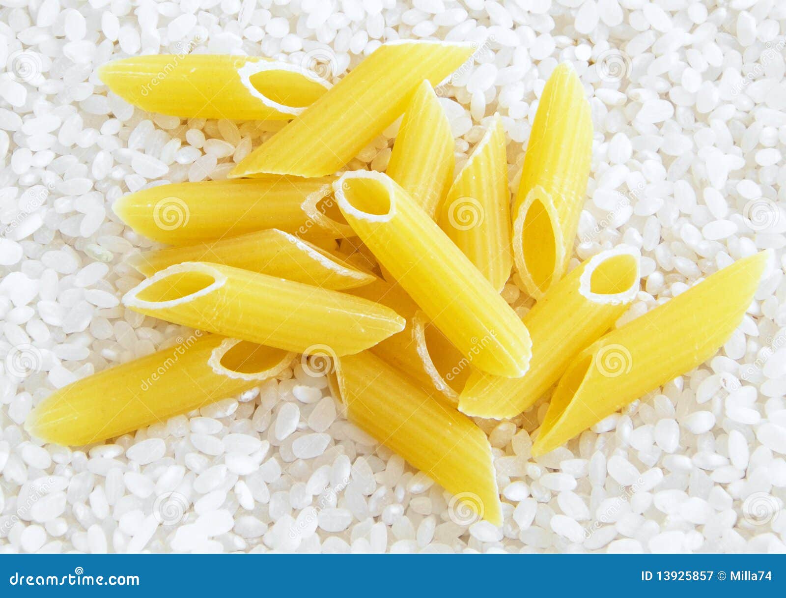 Rice and pasta. stock image. Image of delightful, basic 13925857
