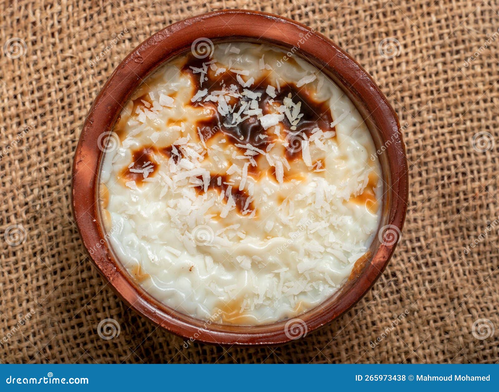 Rice Pudding Cooked in the Oven. Egyptian Folk Food Stock Photo Image of homemade, meal 265973438