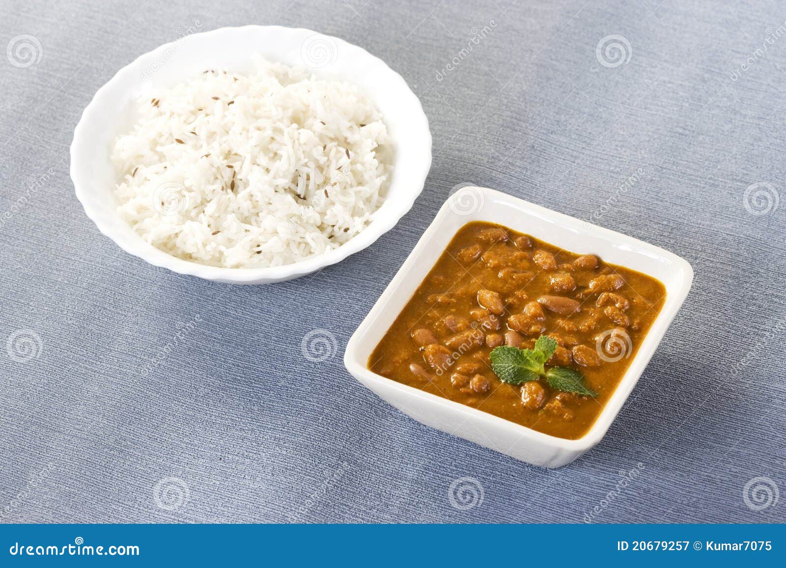 Rice & Red Kidney Beans or Rajma Stock Image Image of pepper, bread