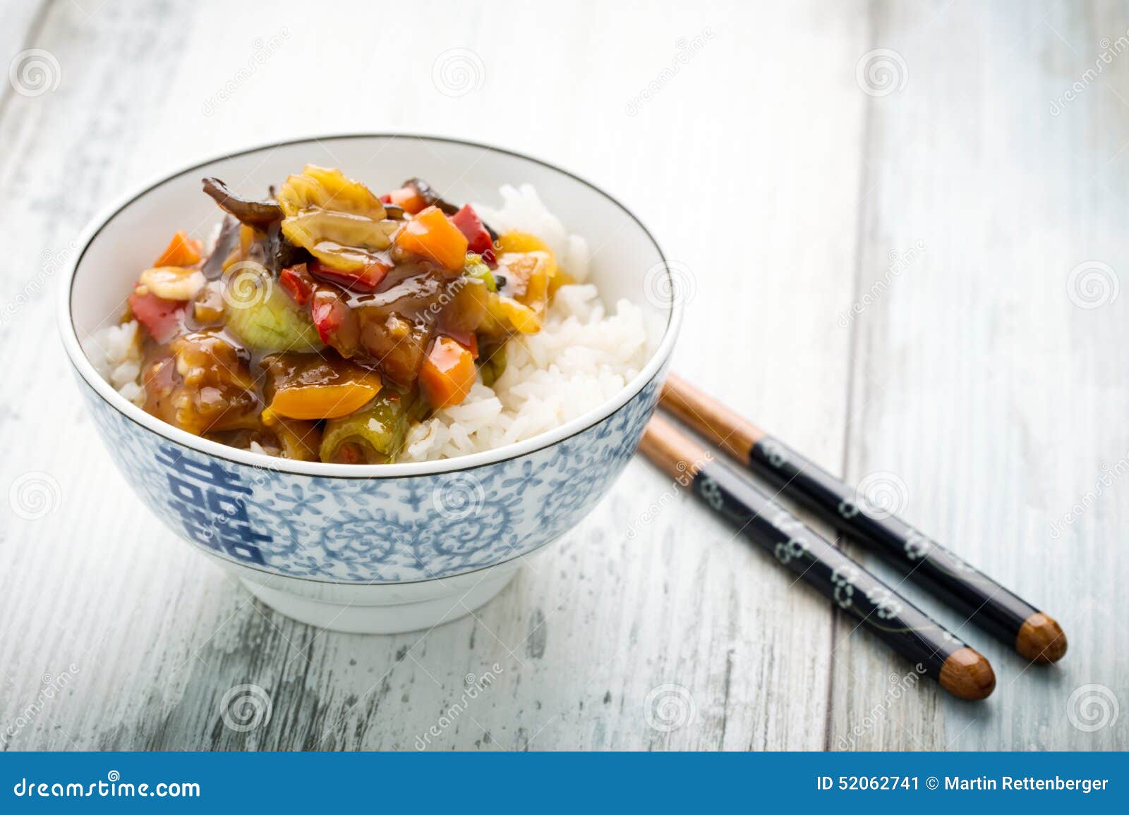 Rice with Sweet and Sour Vegetables Stock Image Image of cornstarch